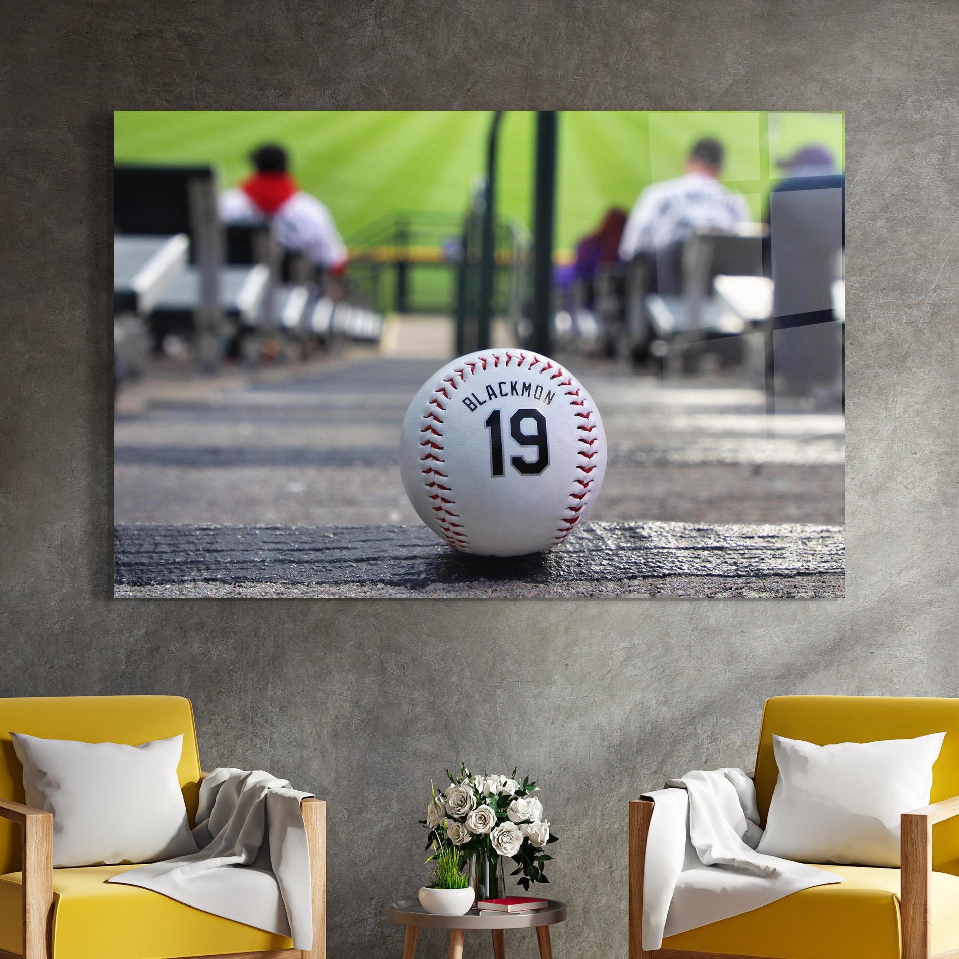 Стъклена картина Baseball Nr 19 mockup 4