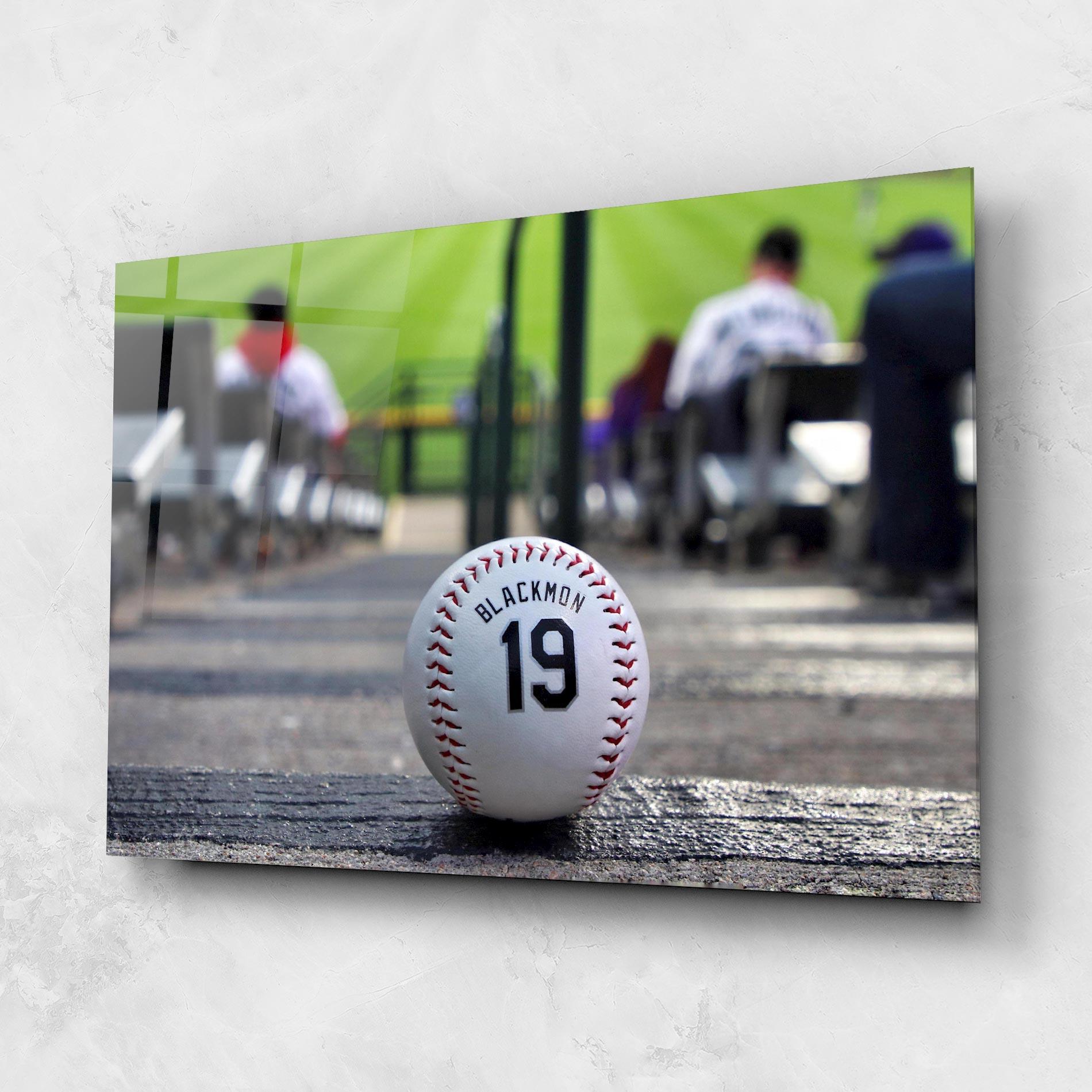 Стъклена картина Baseball Nr 19 mockup 1