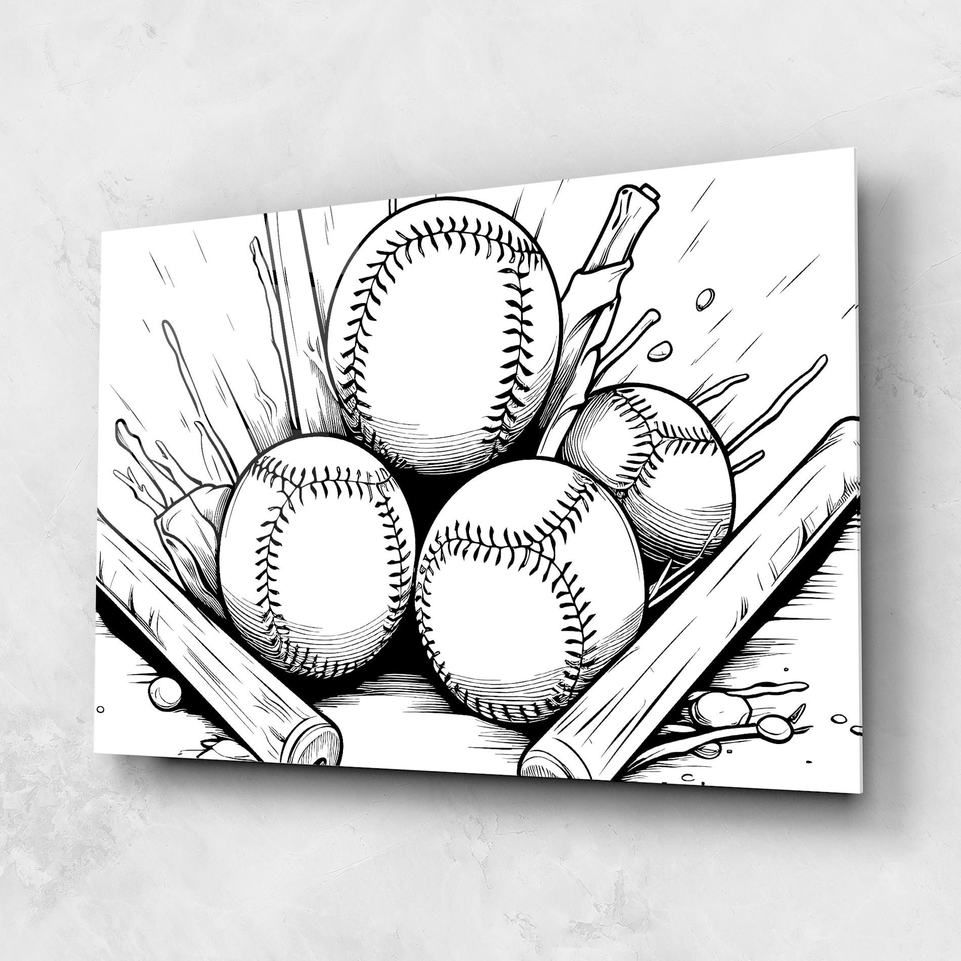 Big Baseball Ball mockup 1