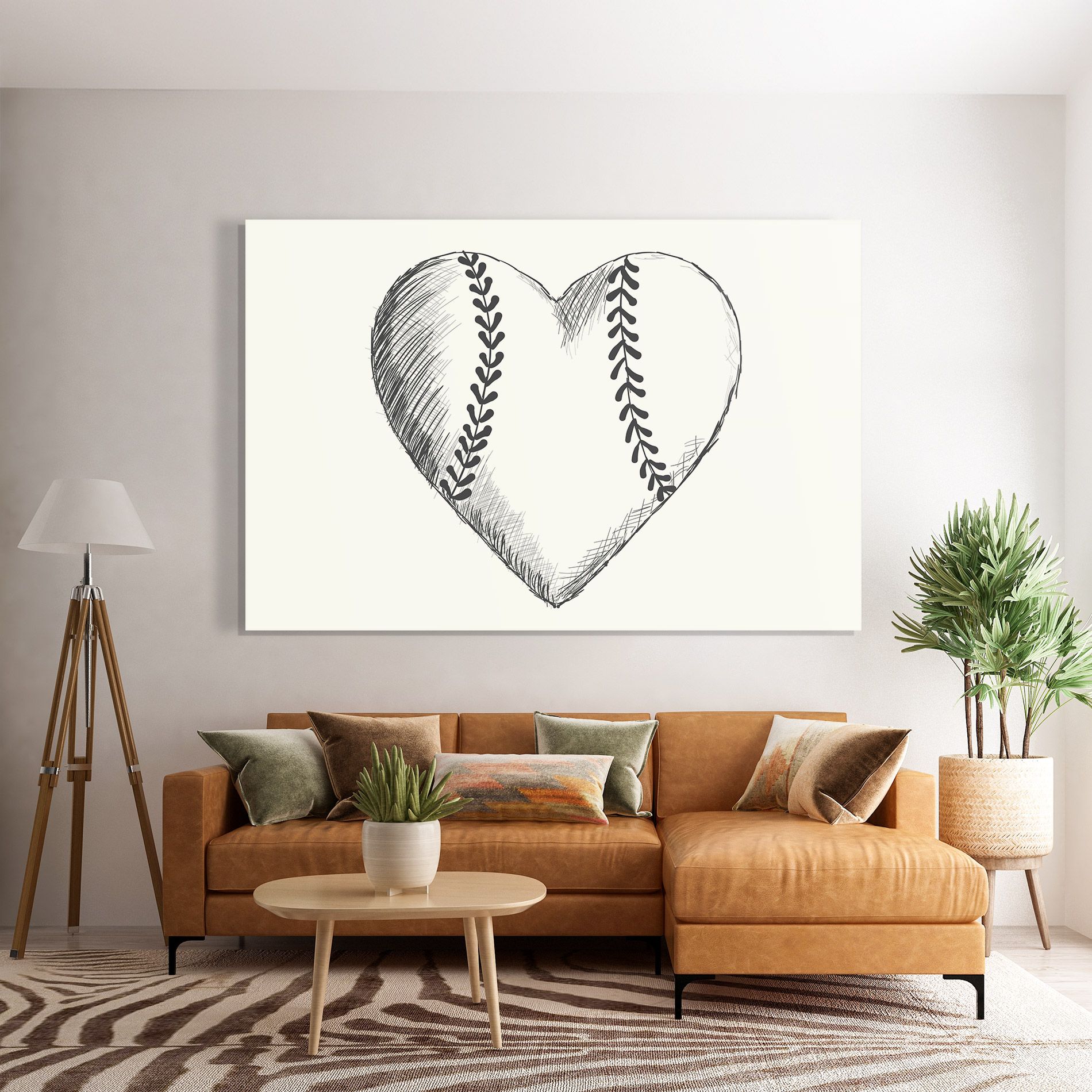 Baseball Heart mockup 7