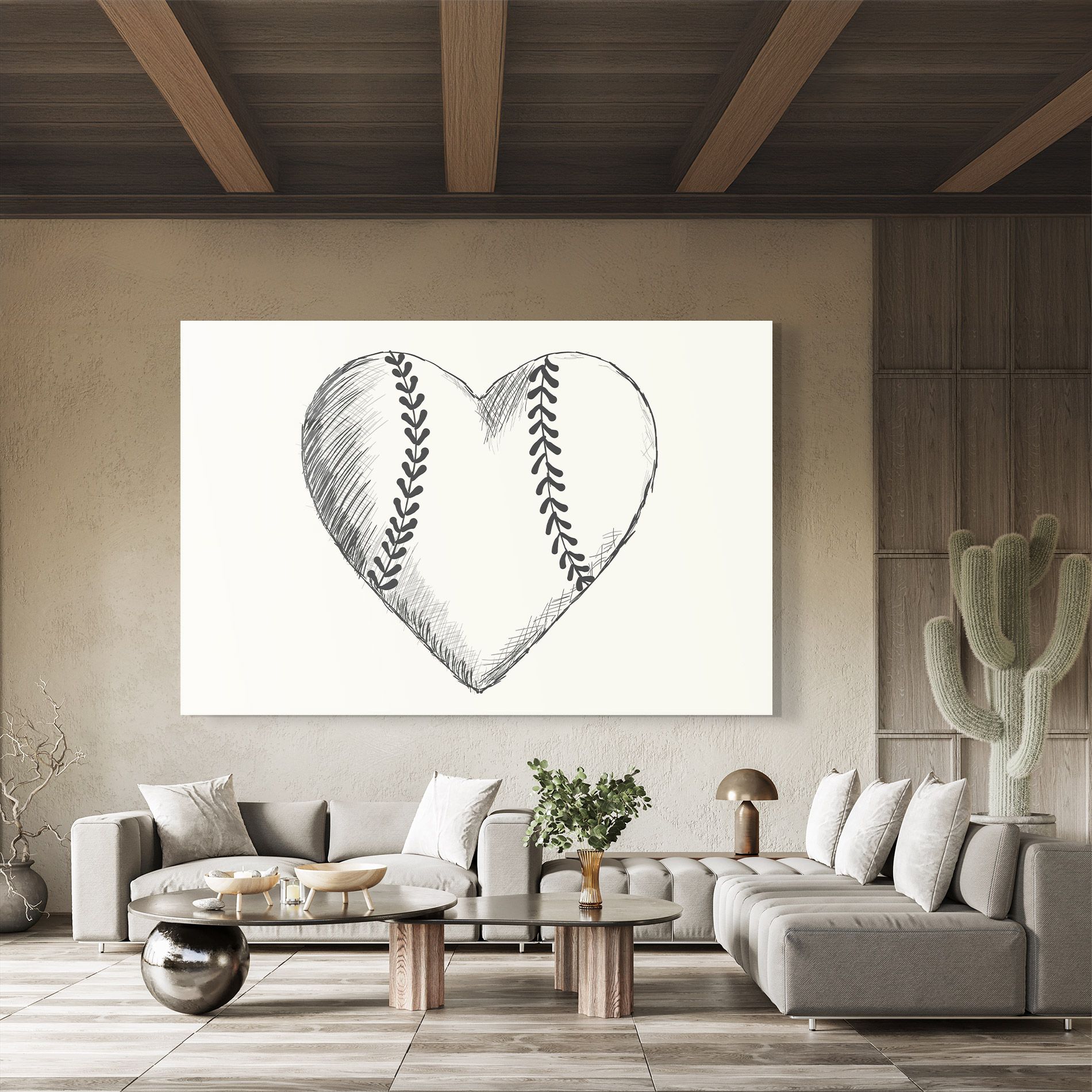 Baseball Heart mockup 8