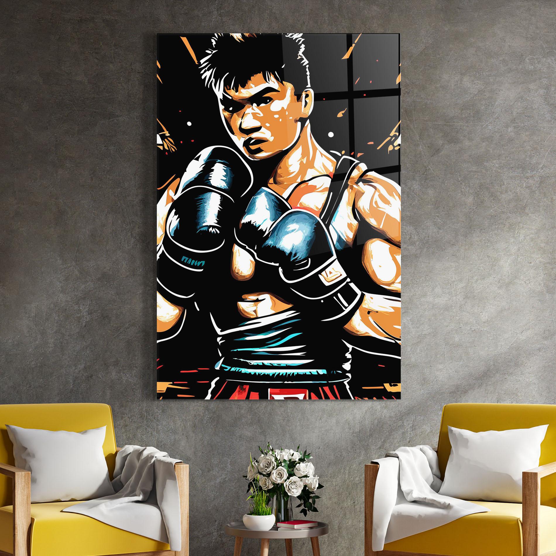 Стъклена картина Video Box Game mockup 4