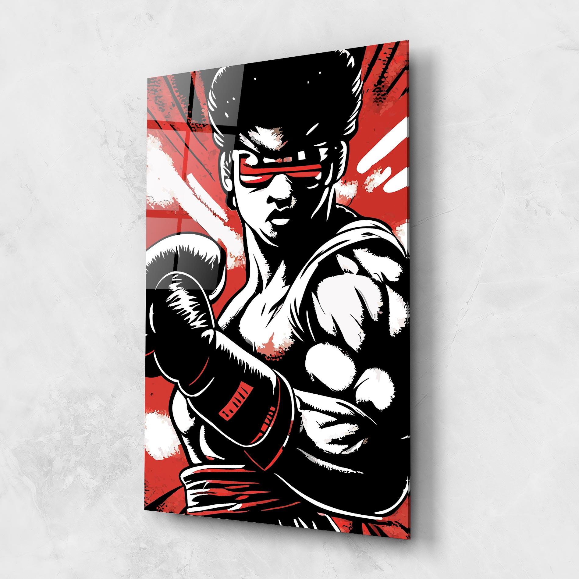 Стъклена картина Video Game Box mockup 1