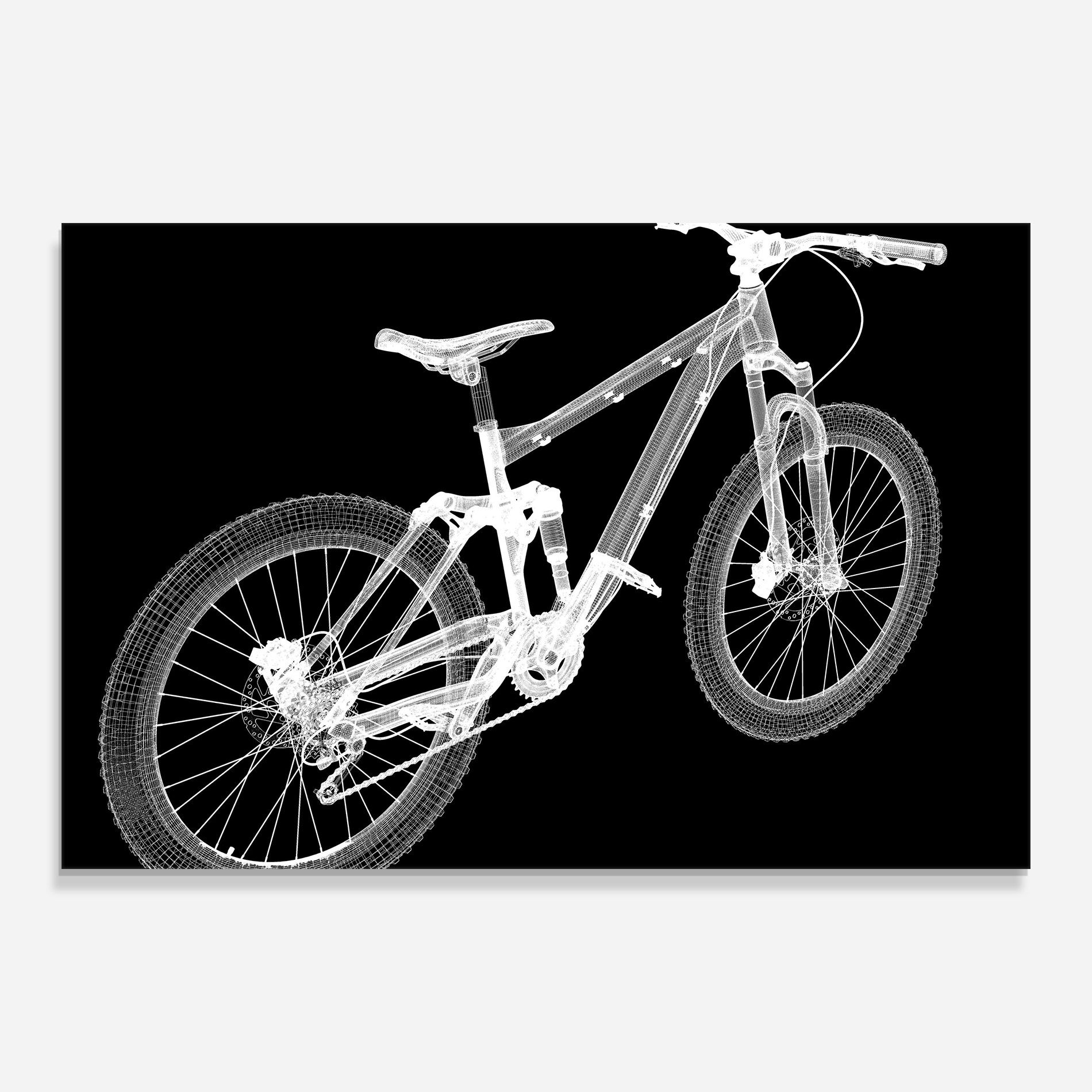 Bike 3d Model mockup 0