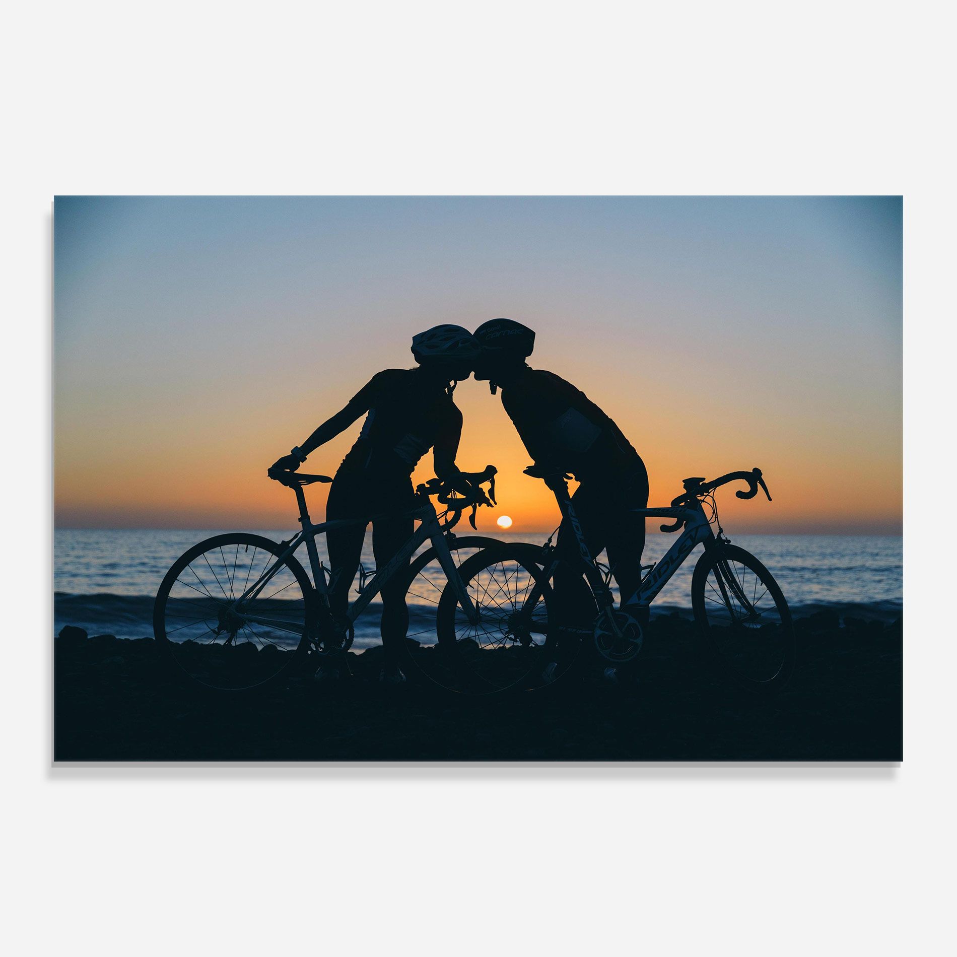 Bike Couple Kissing mockup 0