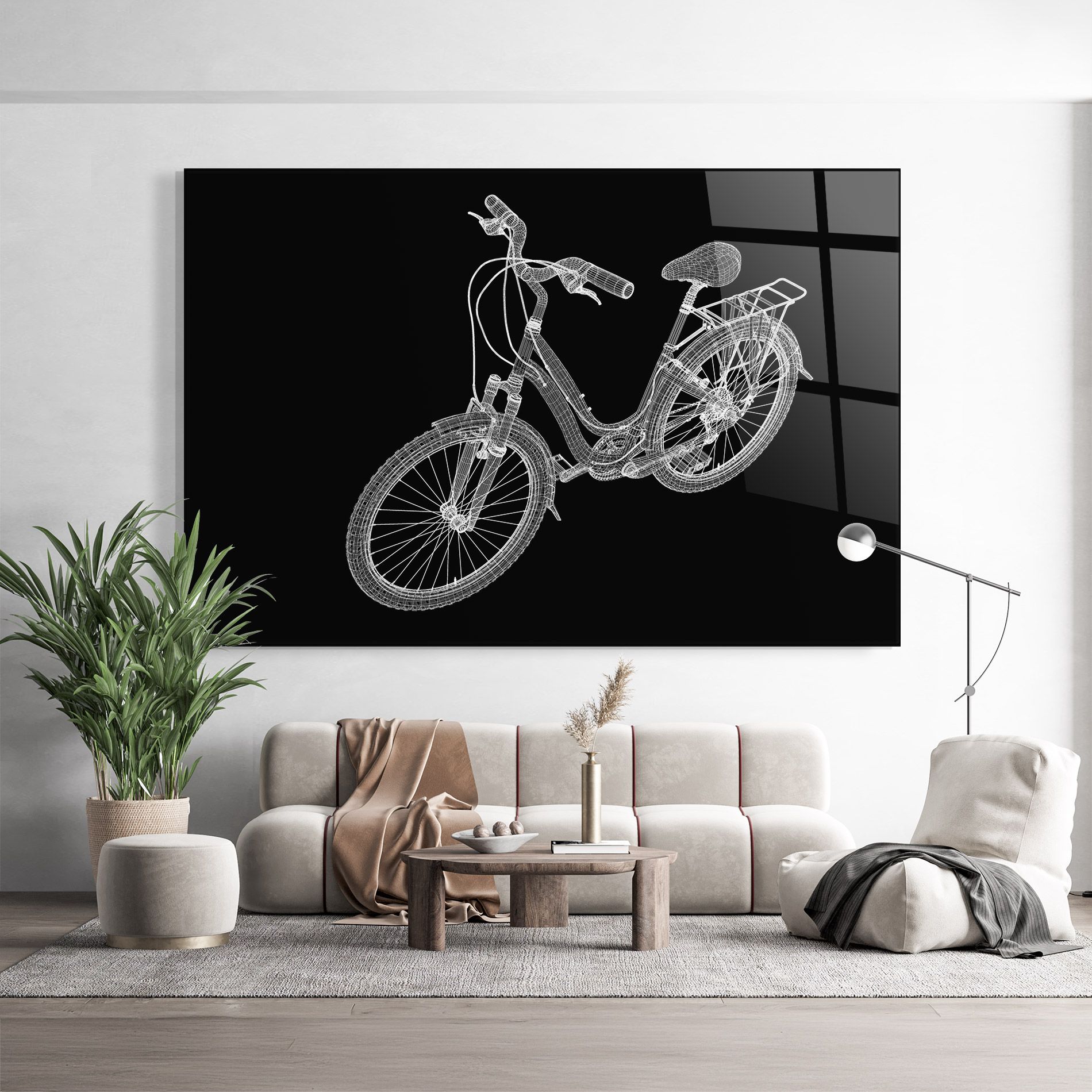 Bicycle 3d Model mockup 9