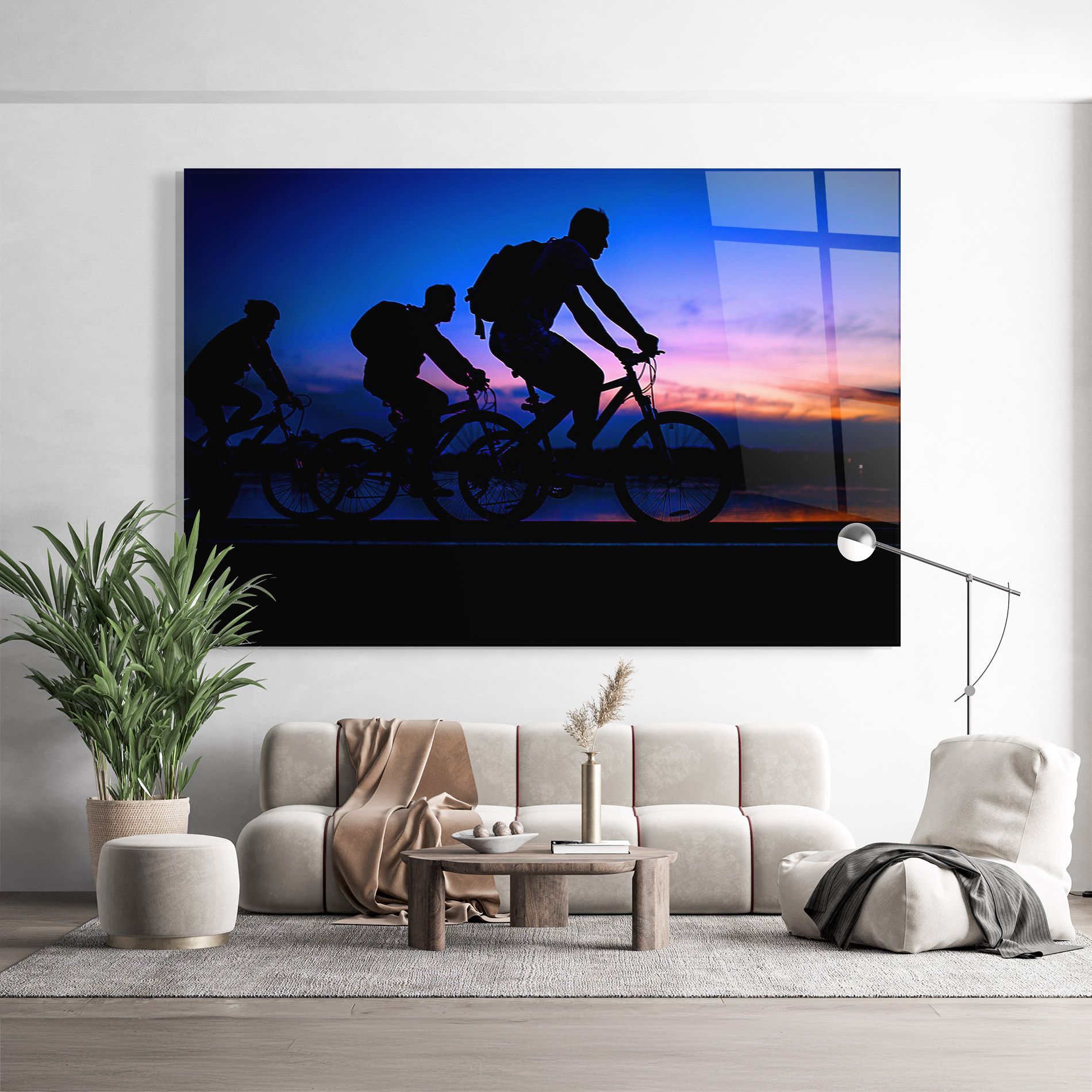 Dark Blue Sky Shilouette mockup 9