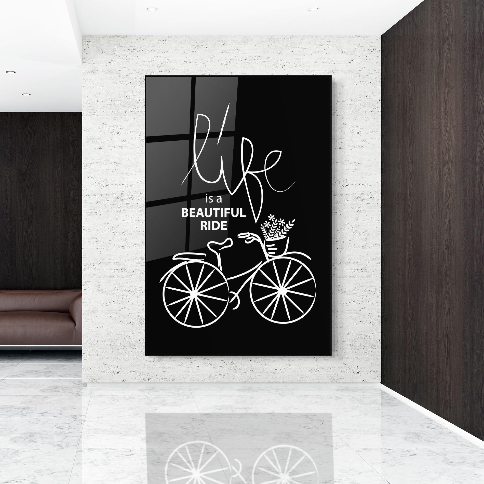 Стъклена картина Beautiful Ride mockup 9