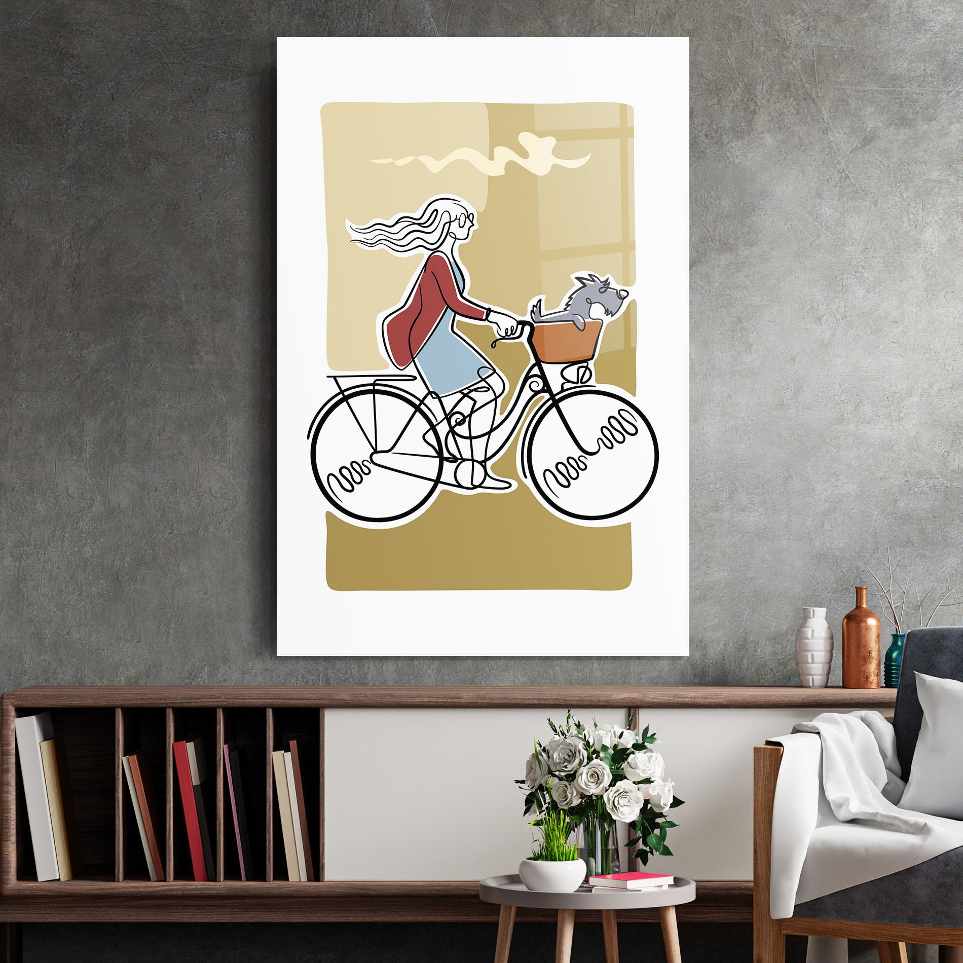 Dog On Bike mockup 2