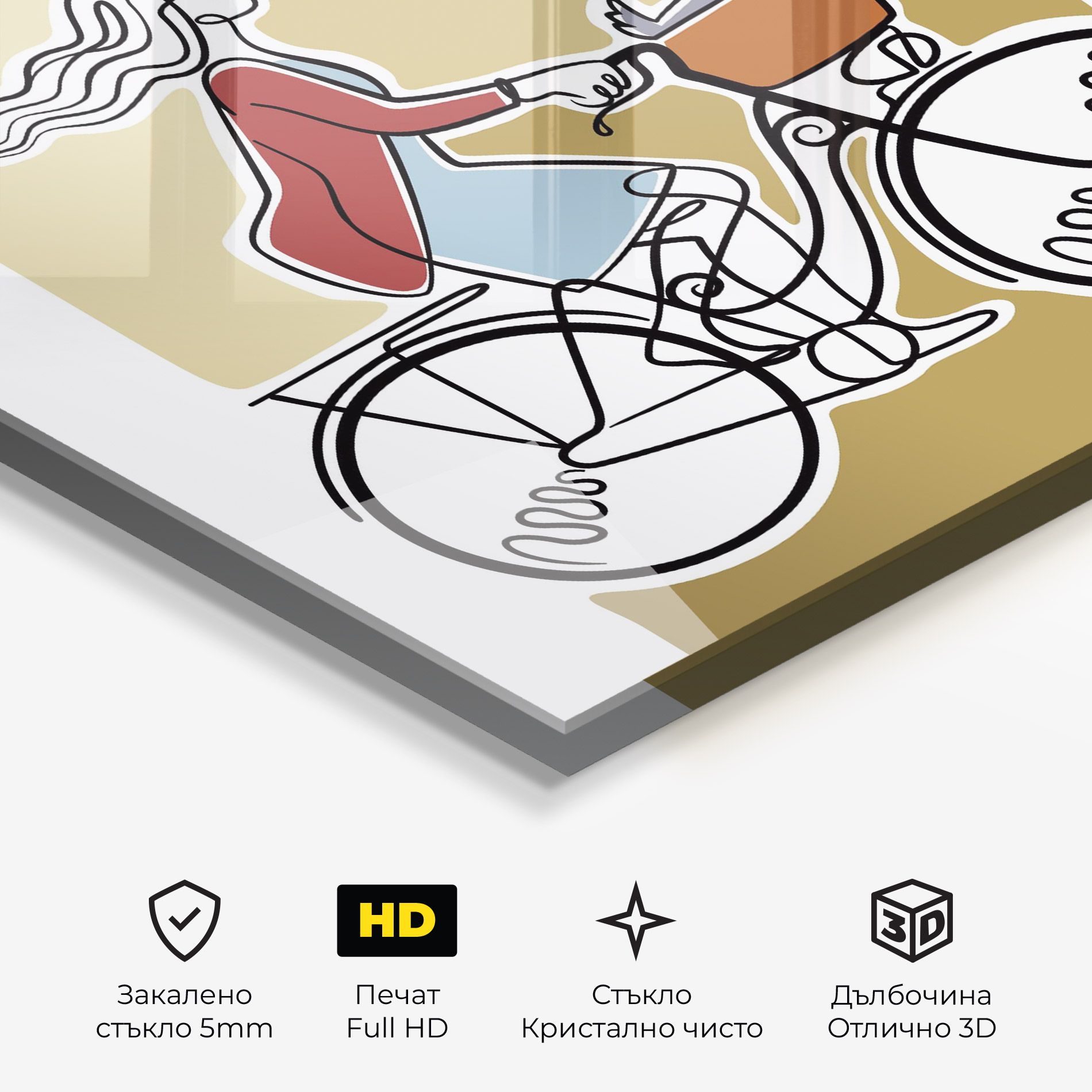 Dog On Bike mockup 3