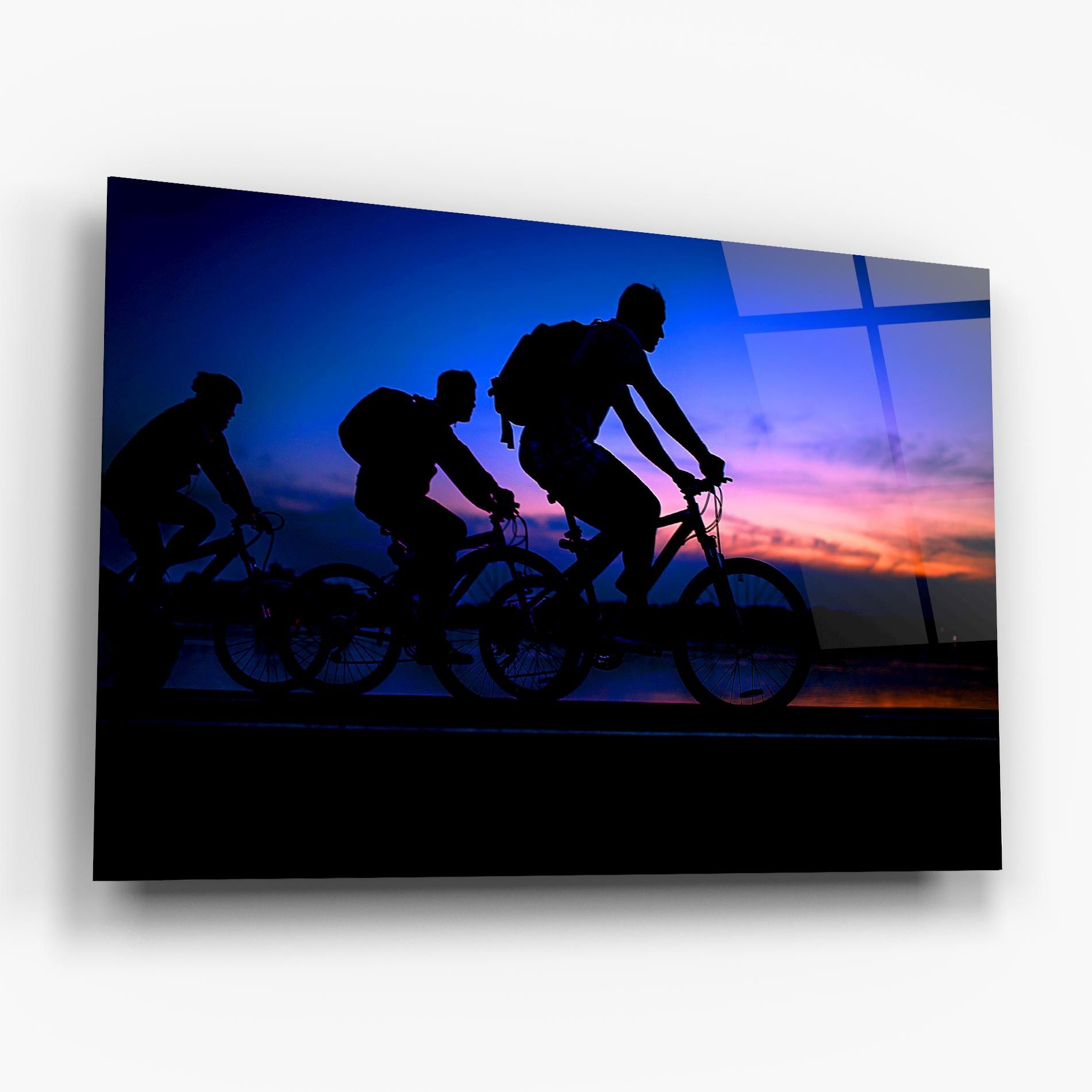 Dark Blue Sky Shilouette mockup 6