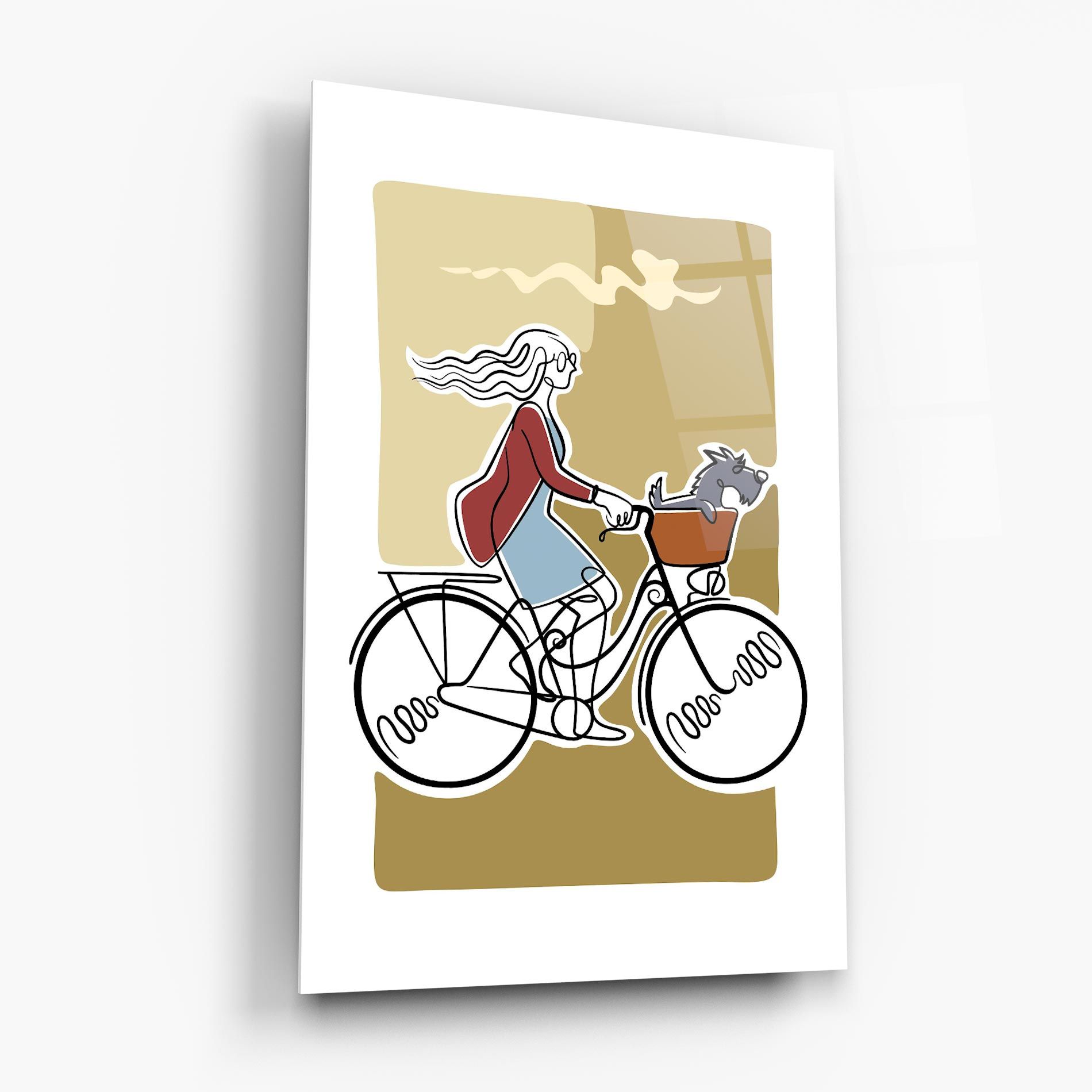 Dog On Bike mockup 6