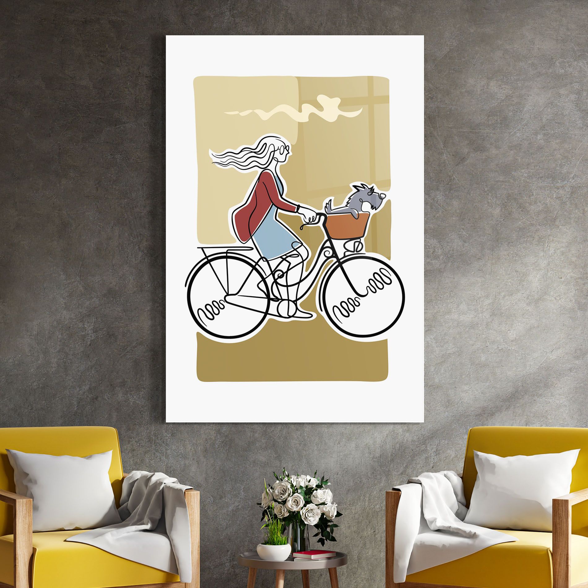 Dog On Bike mockup 4