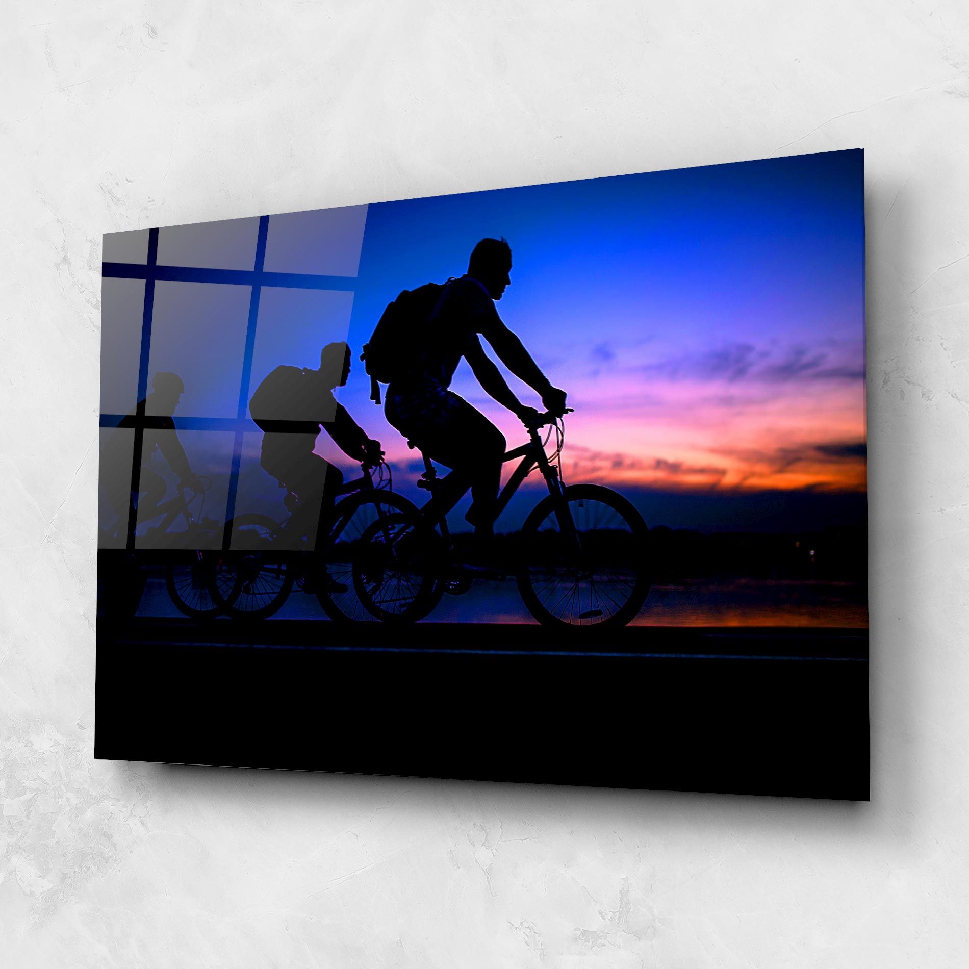 Dark Blue Sky Shilouette mockup 1