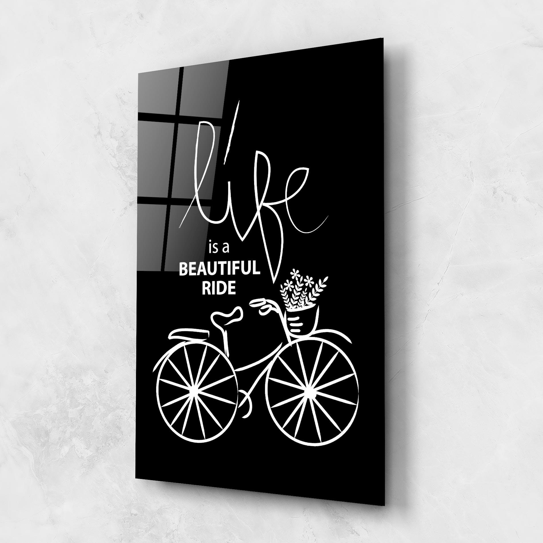 Стъклена картина Beautiful Ride mockup 1