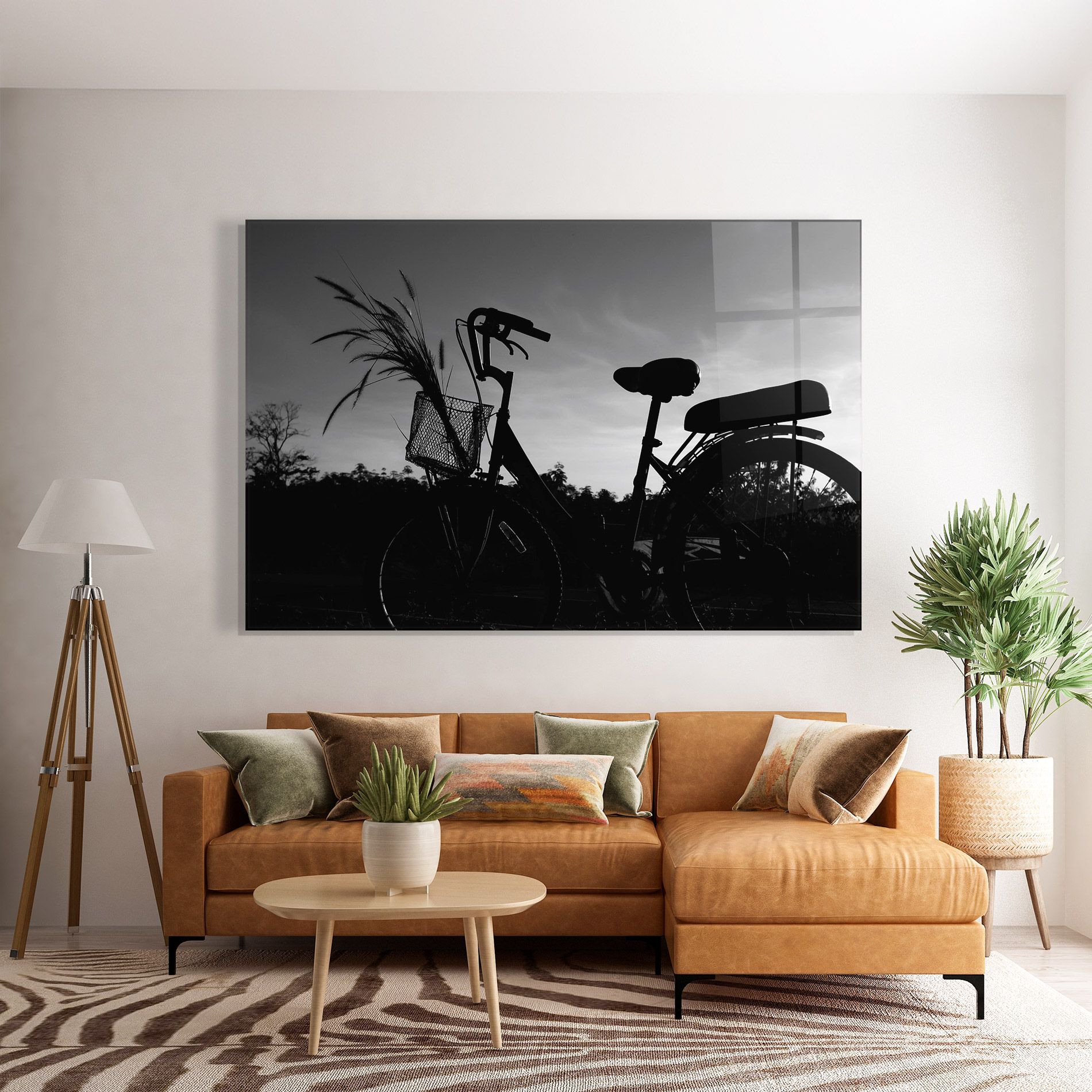 Black Bike Shilouette mockup 7