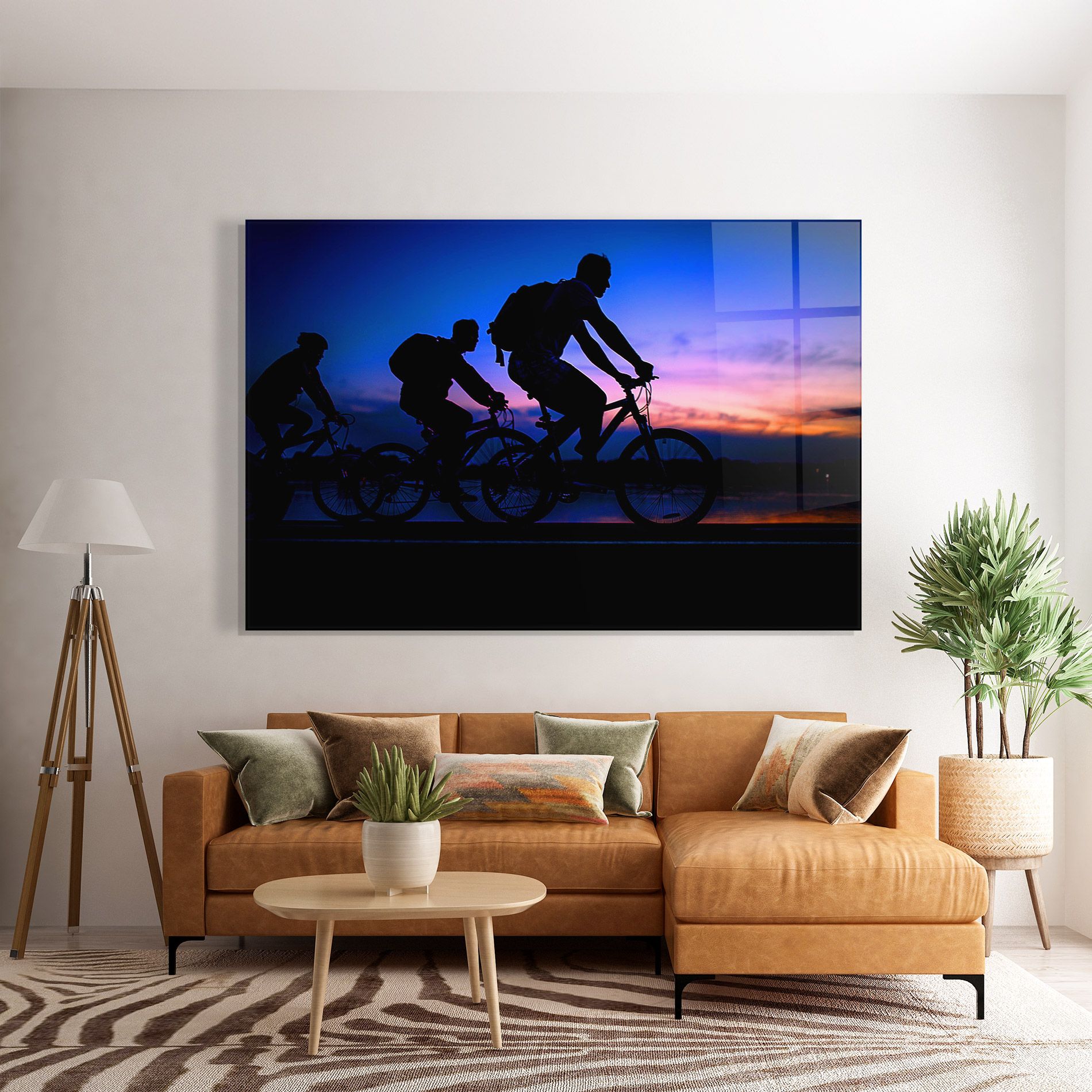 Dark Blue Sky Shilouette mockup 7