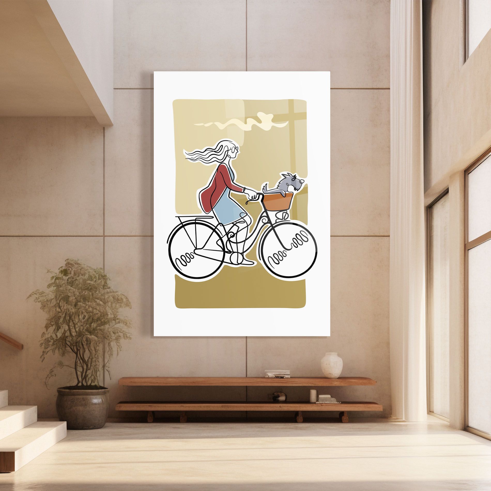 Dog On Bike mockup 8