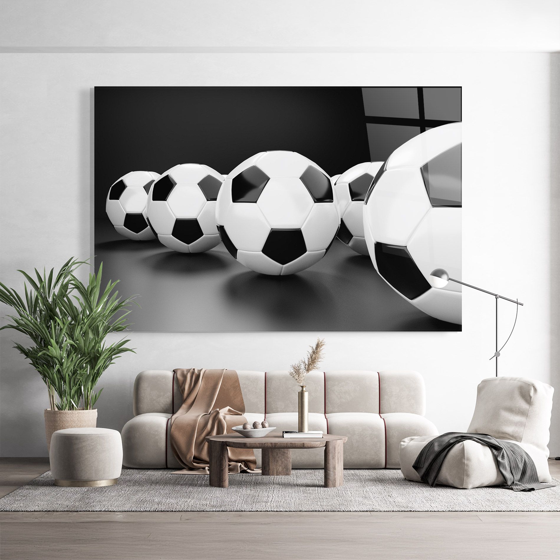 Black White Football mockup 9