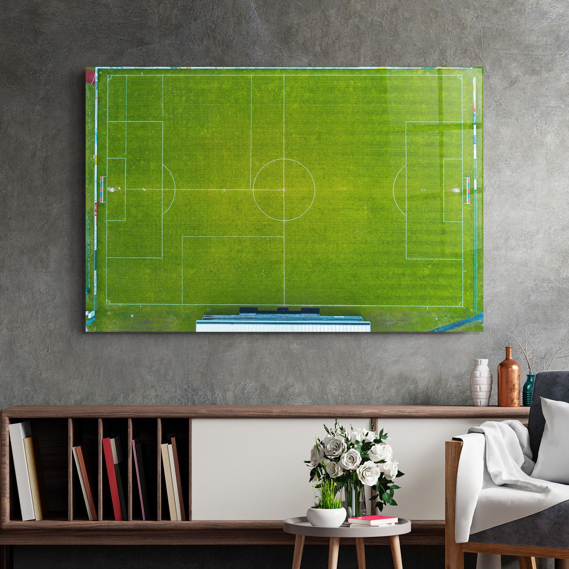 Green Football Field mockup 2