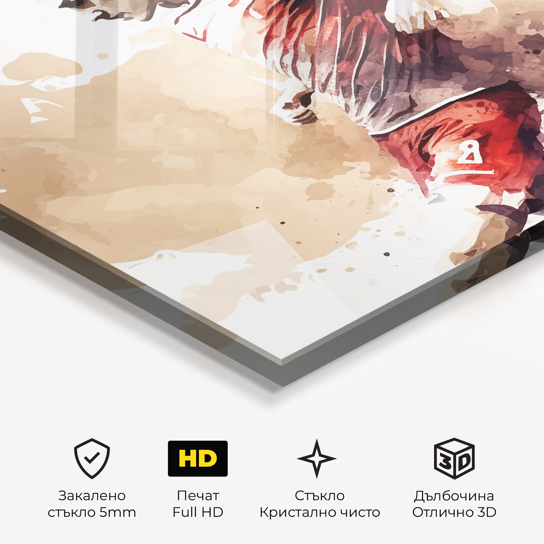 Football Red Cream mockup 3