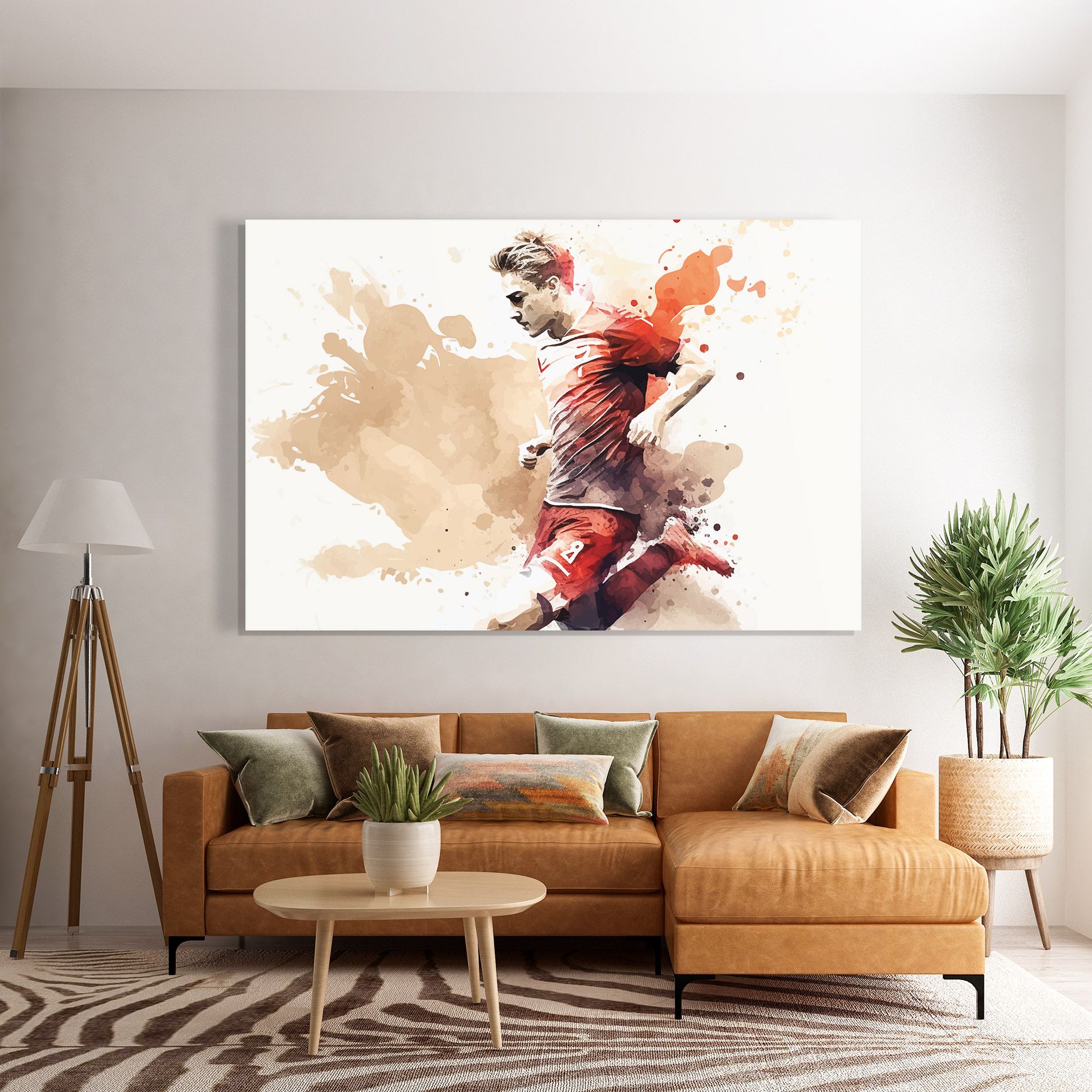 Football Red Cream mockup 7