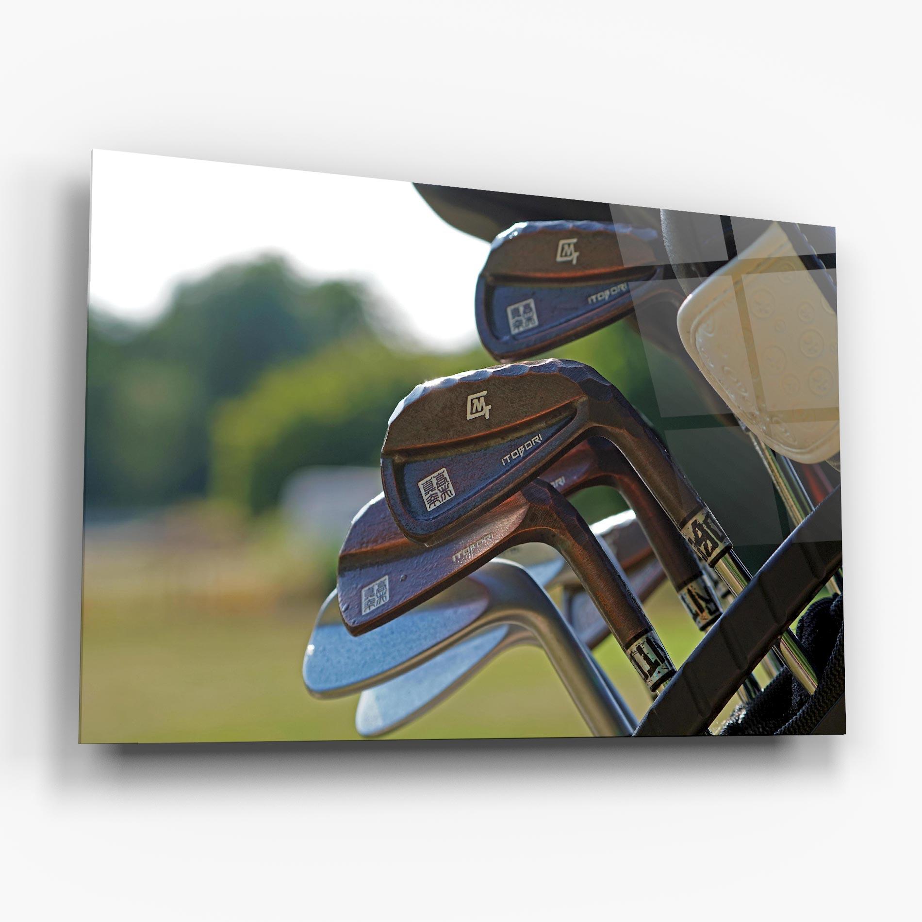 Стъклена картина Brown Golf Club mockup 6