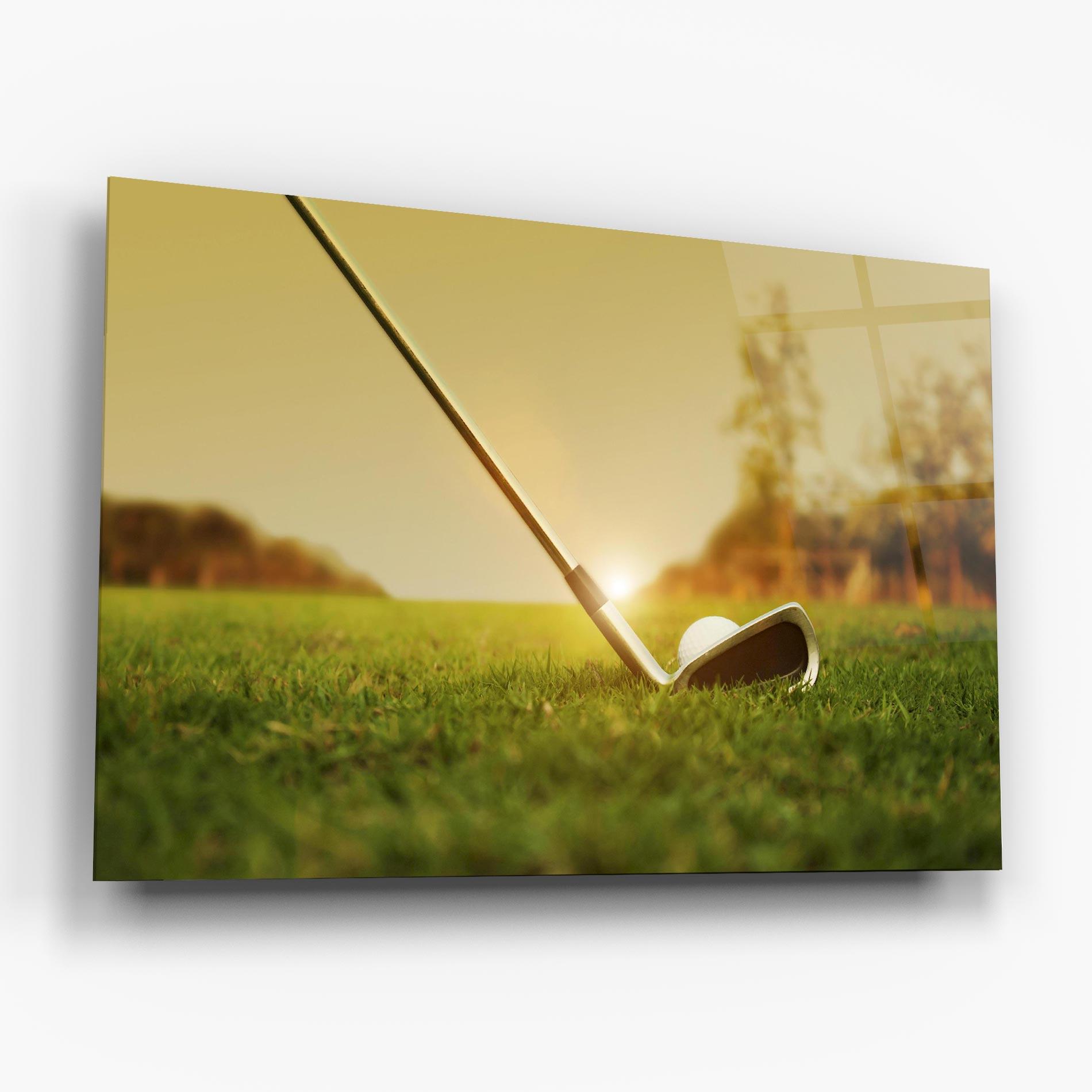Стъклена картина Golf Course mockup 6
