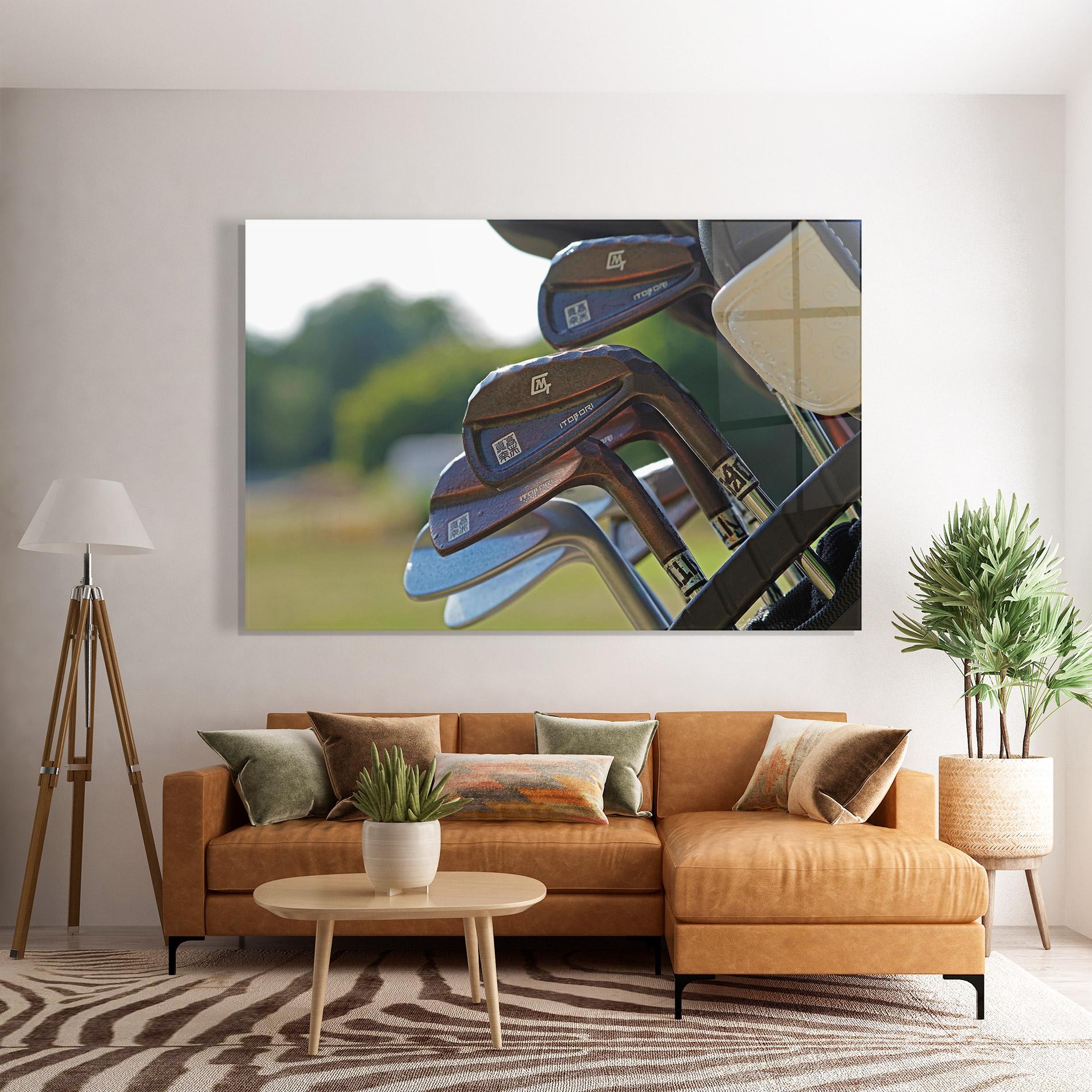 Стъклена картина Brown Golf Club mockup 7