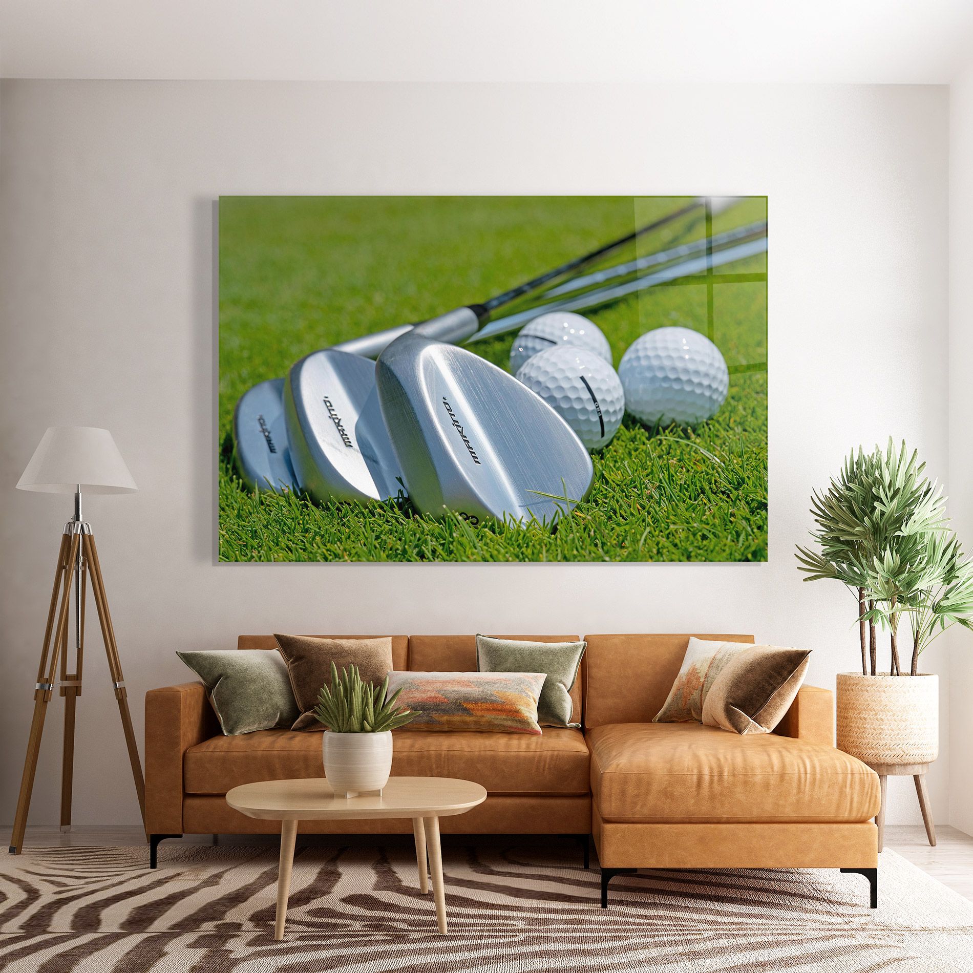 Golf Club On Grass mockup 7