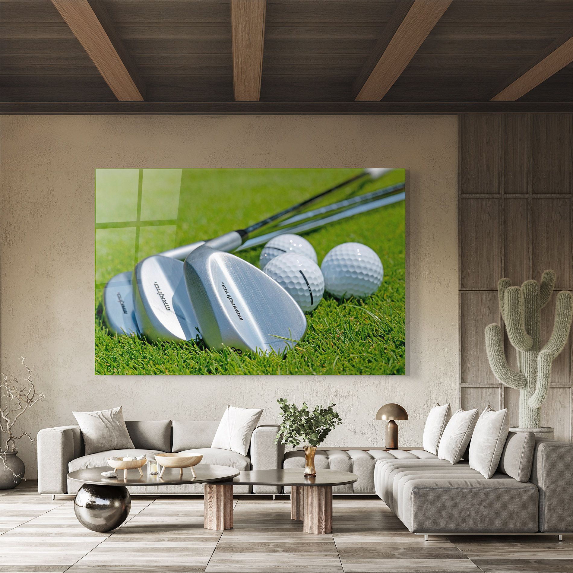 Golf Club On Grass mockup 8