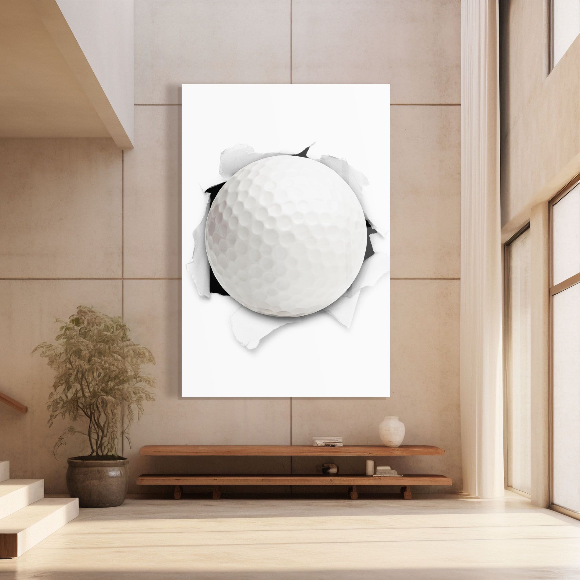 Golf Ball Bursting Hole mockup 8