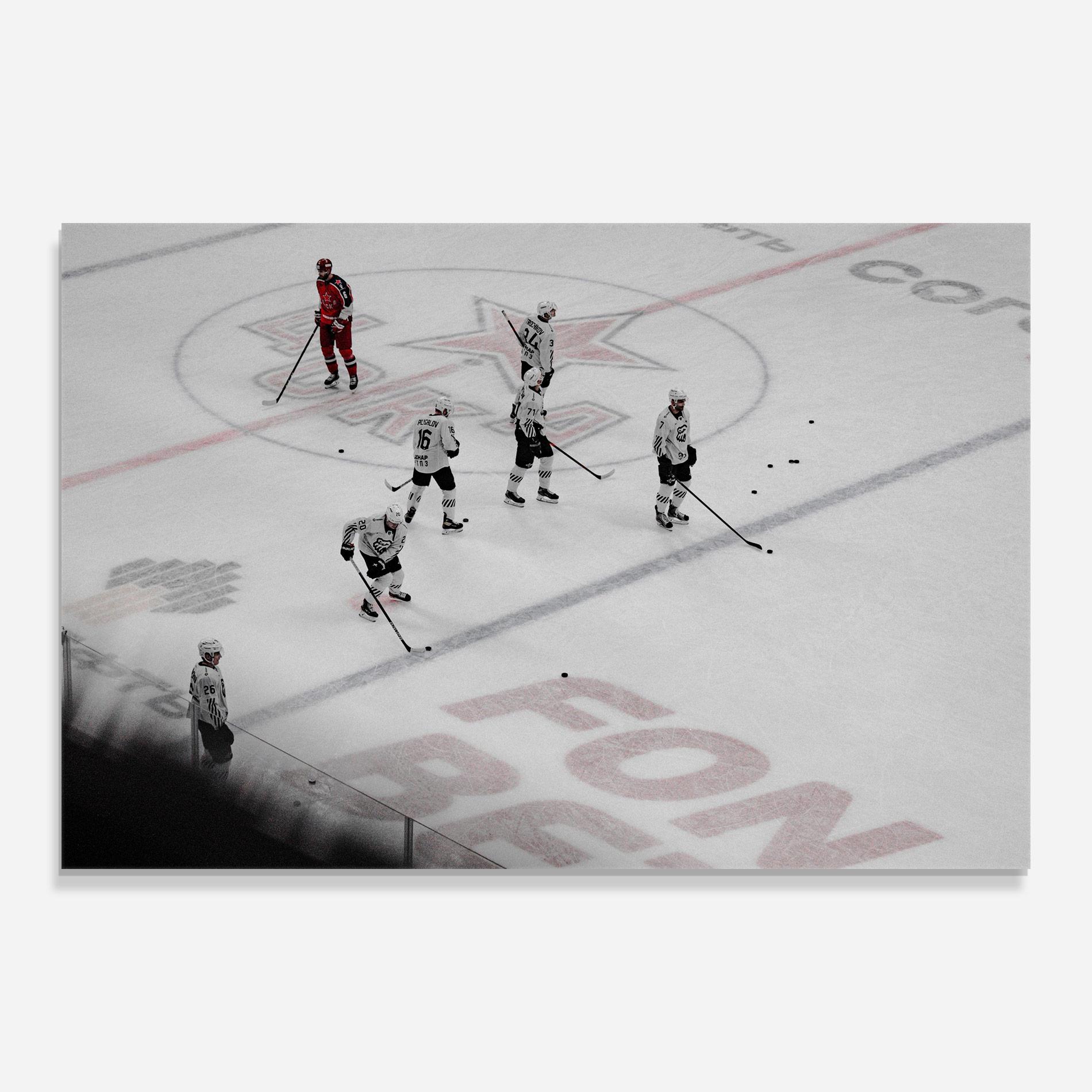 Стъклена картина Ice Intuition mockup 0