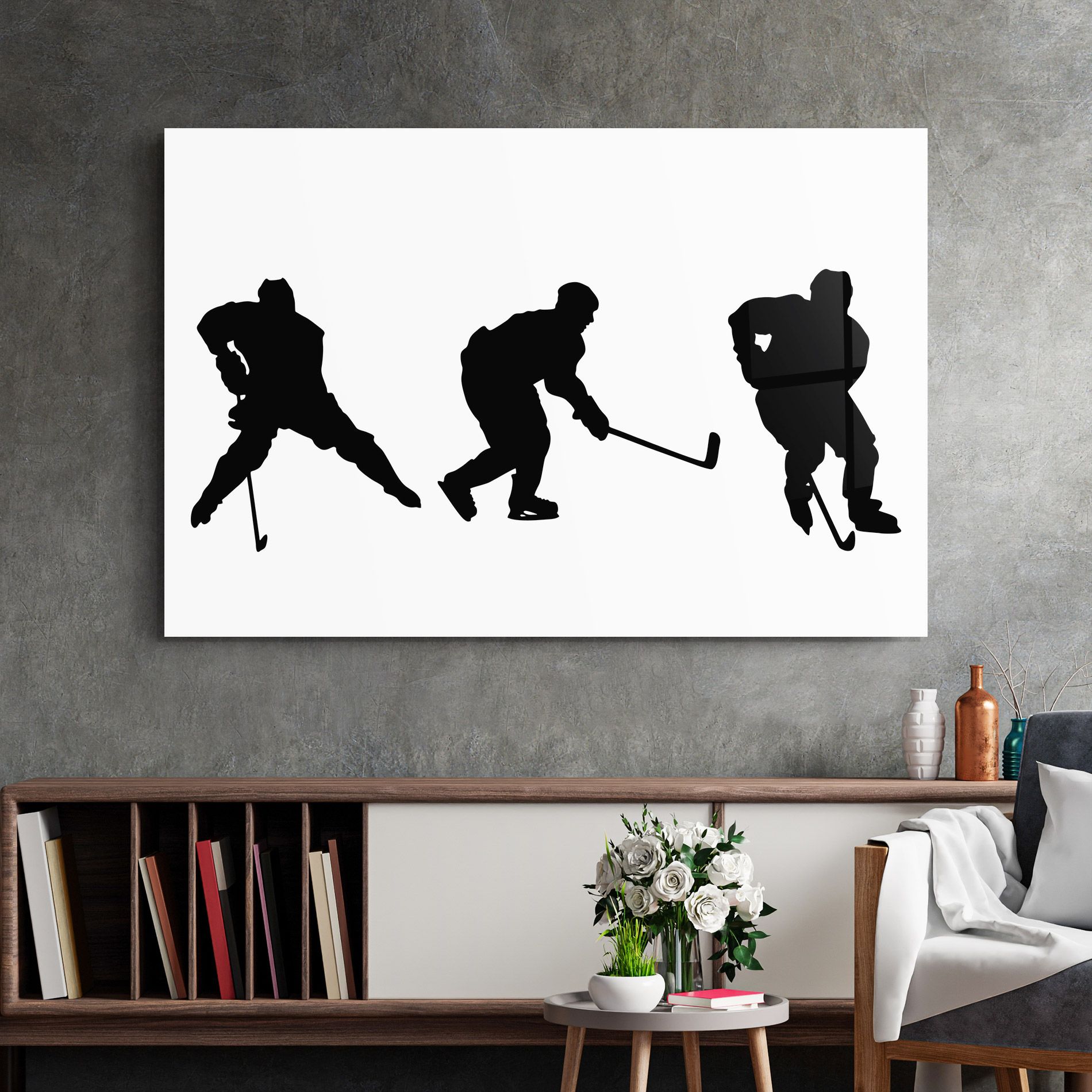Hockey Pose mockup 2