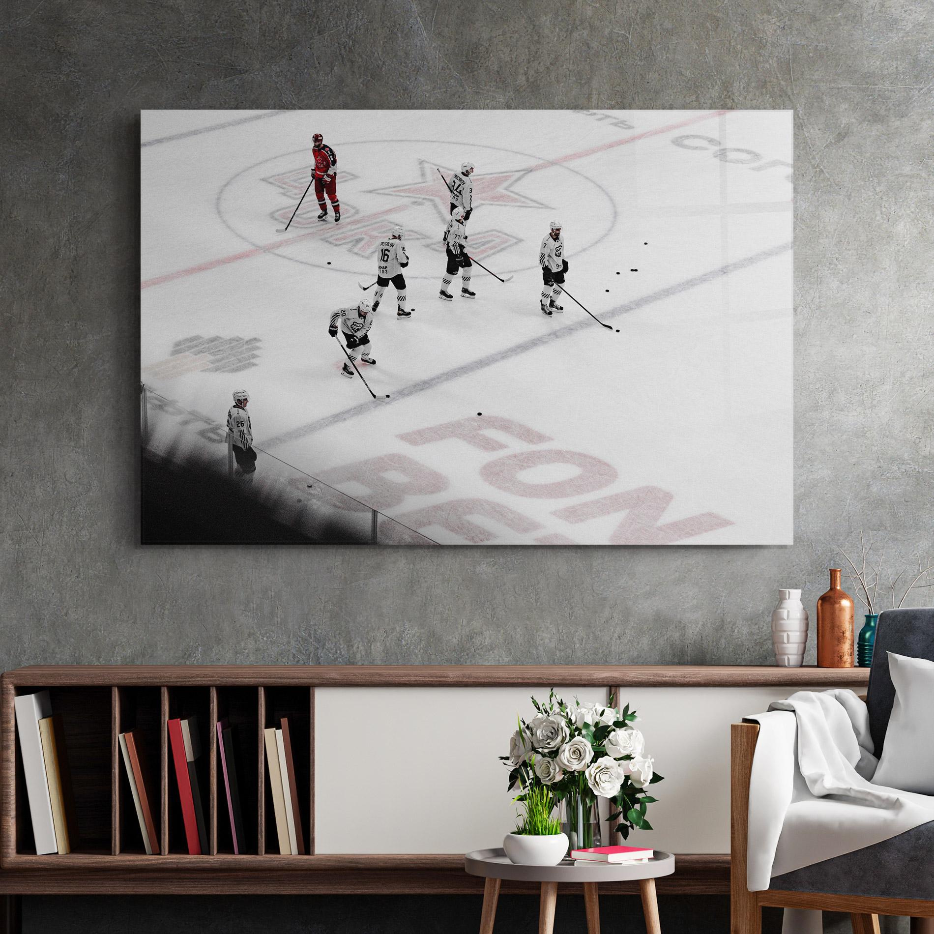 Стъклена картина Ice Intuition mockup 2