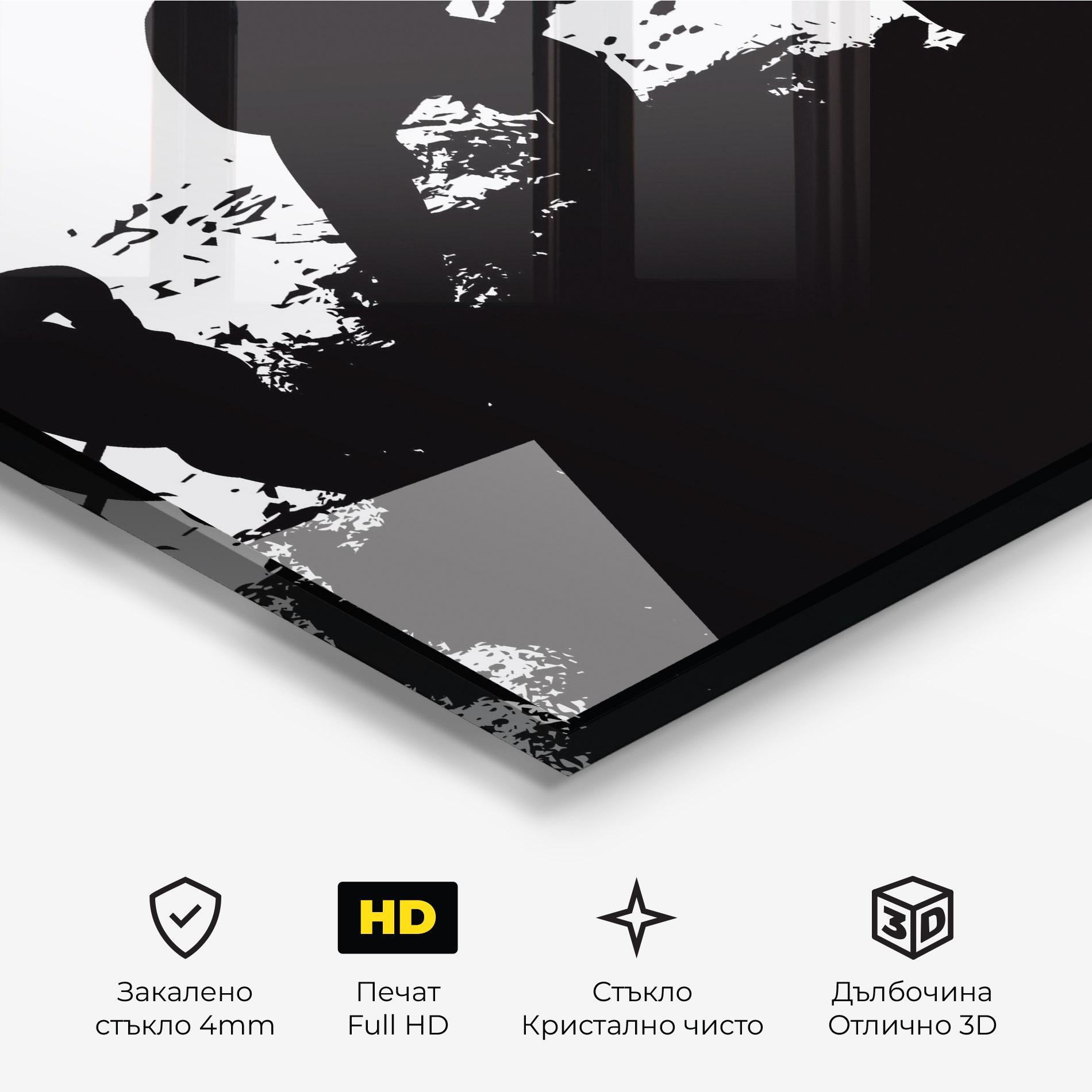 Стъклена картина Hockey Tree mockup 3