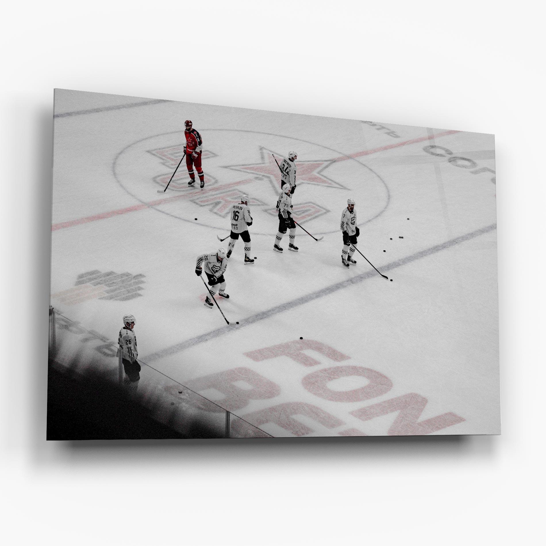 Стъклена картина Ice Intuition mockup 6