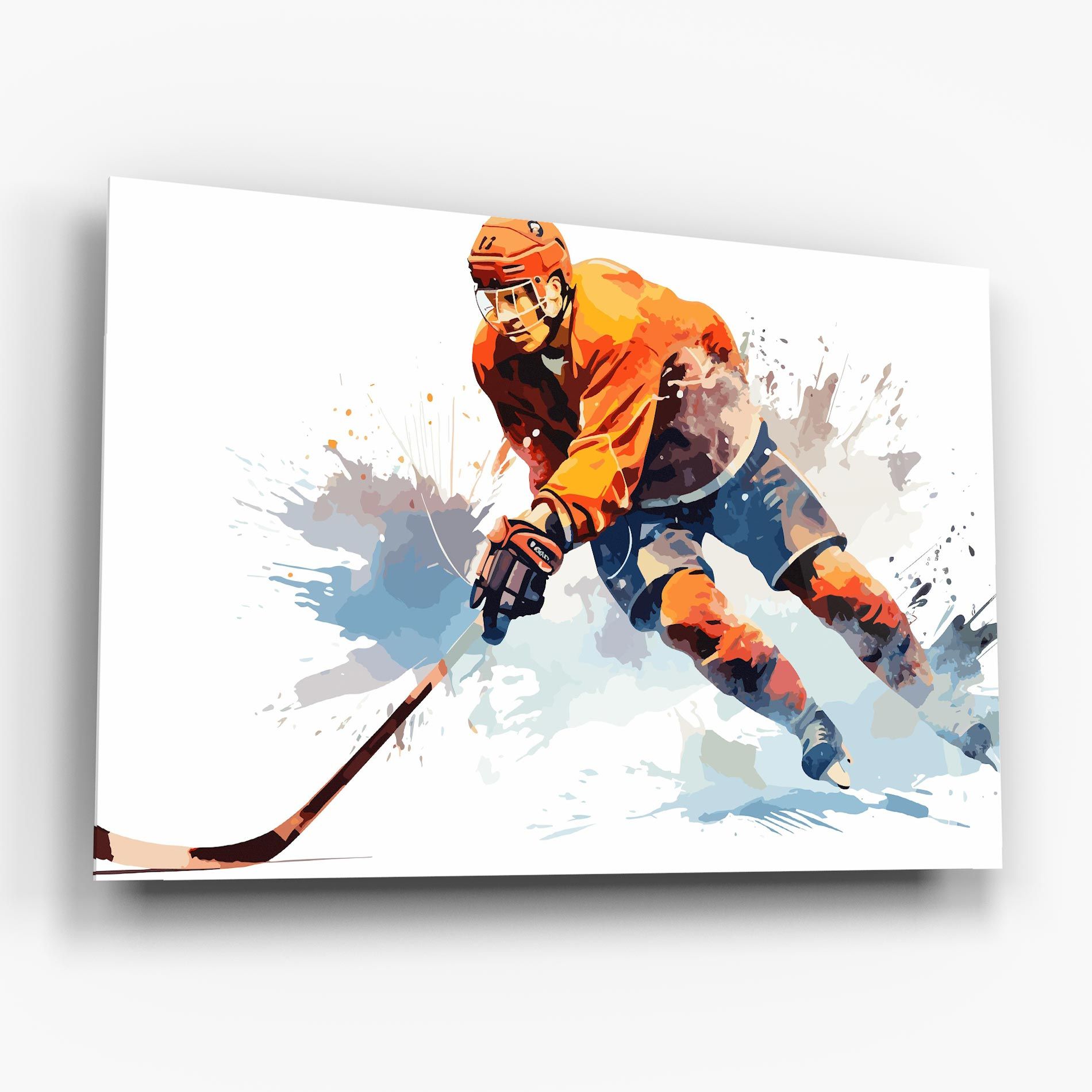 Orange Hockey mockup 6