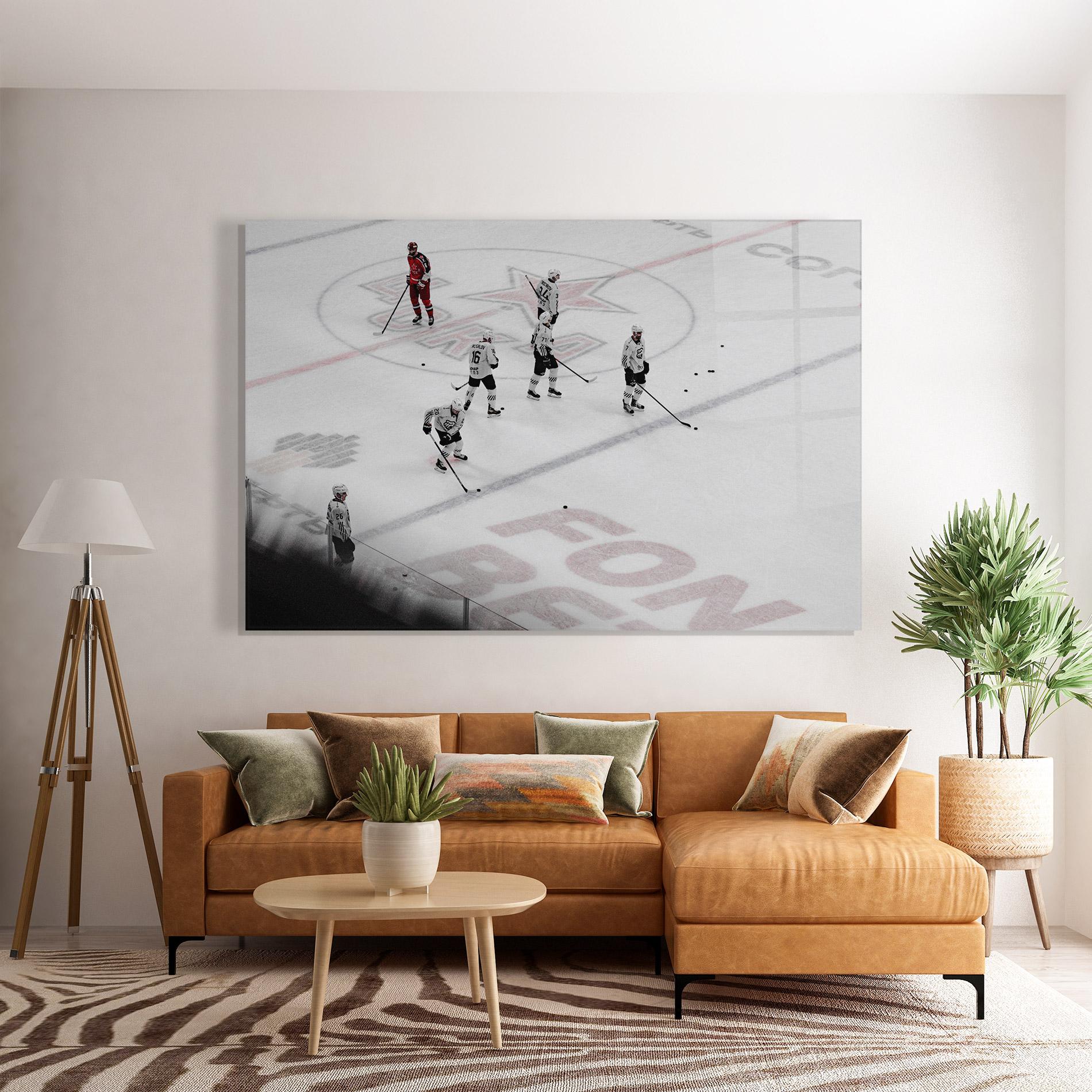 Стъклена картина Ice Intuition mockup 7