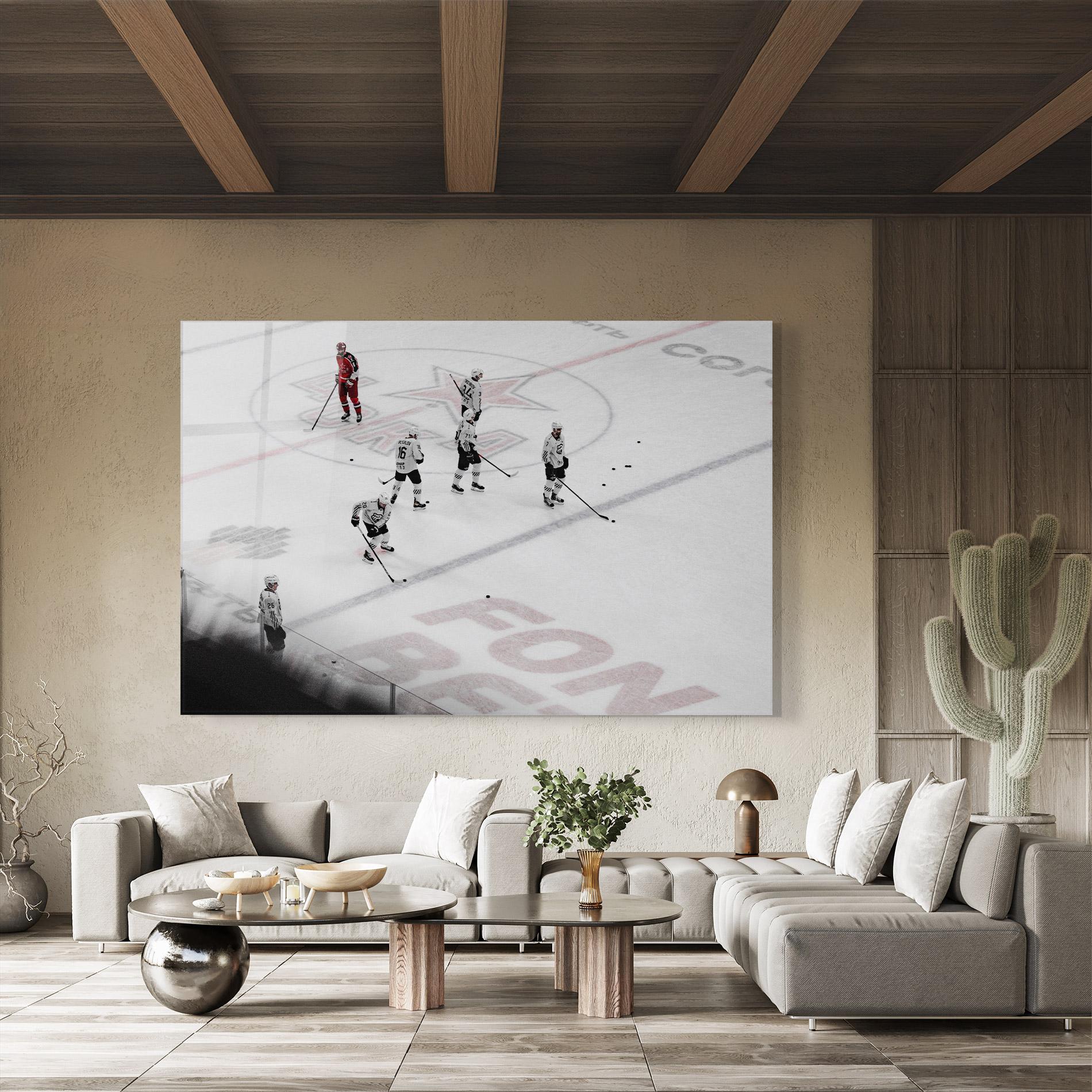 Стъклена картина Ice Intuition mockup 8