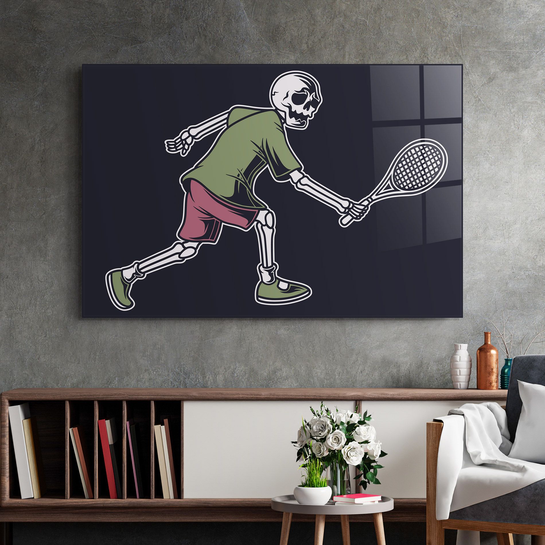Skull Tennis mockup 2