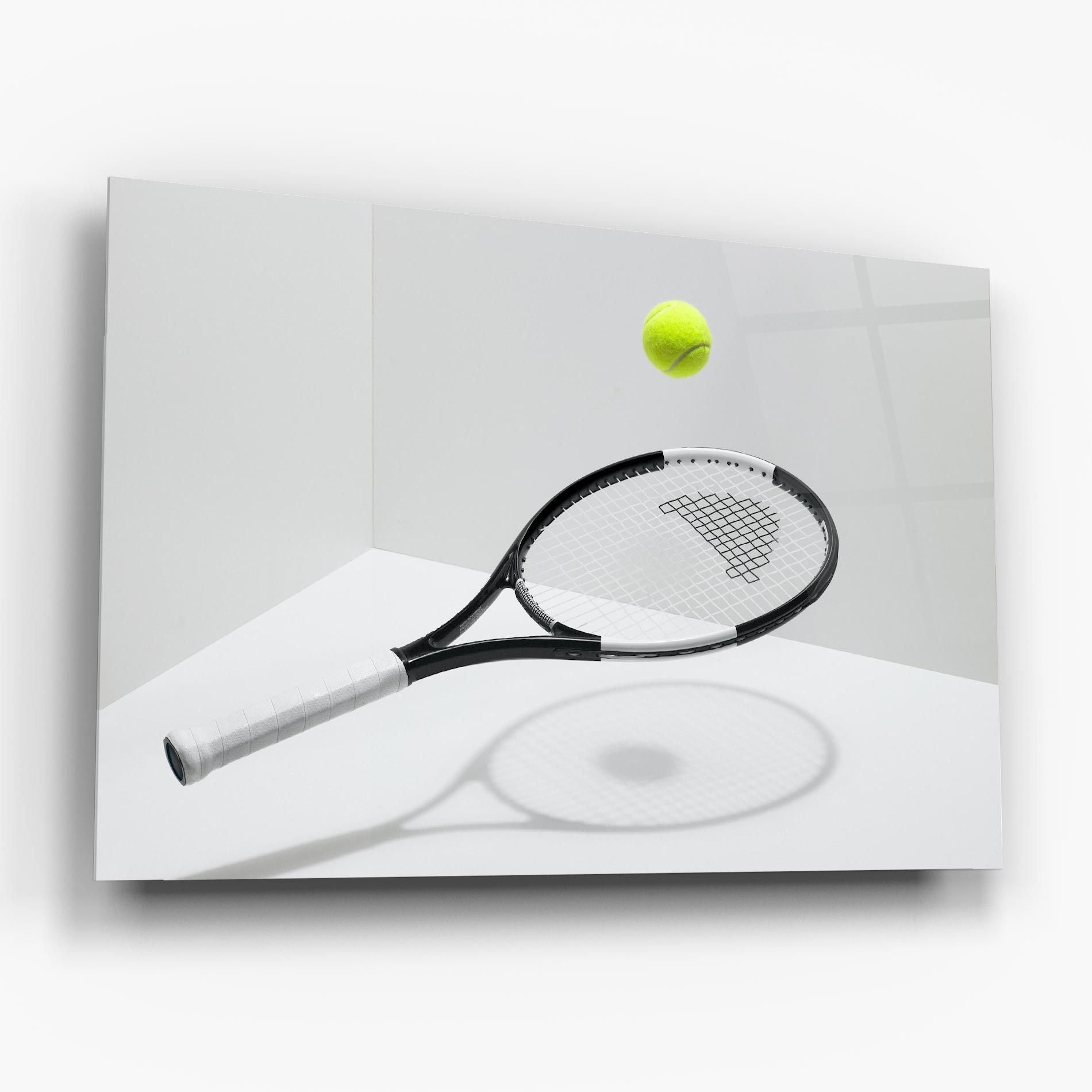 Floating Tennis Racket mockup 6