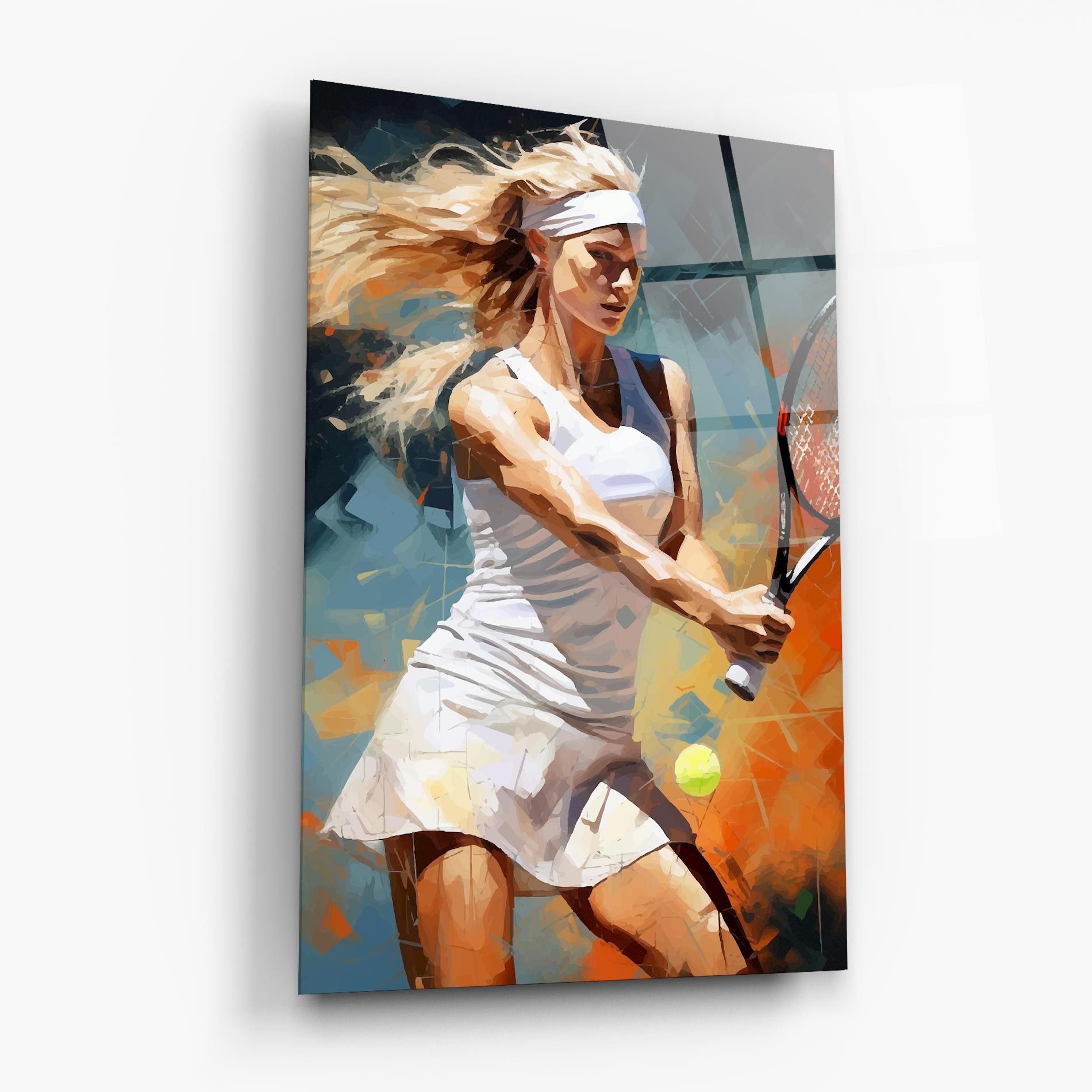 Blonde Tennis Girl mockup 6