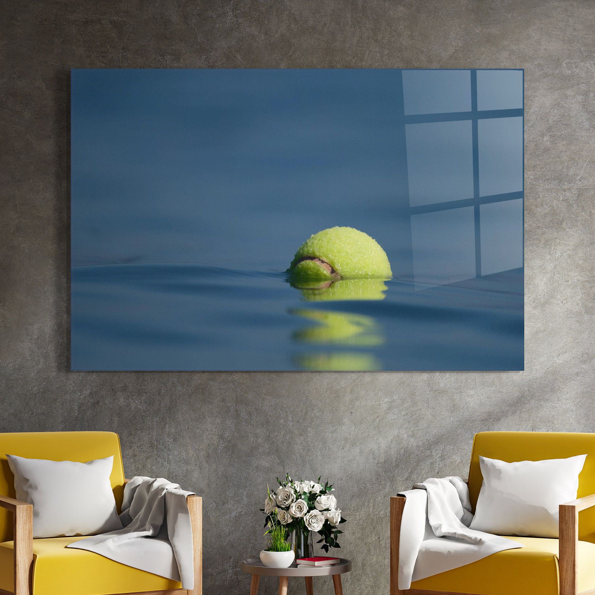 Tennis Ball In Water mockup 4