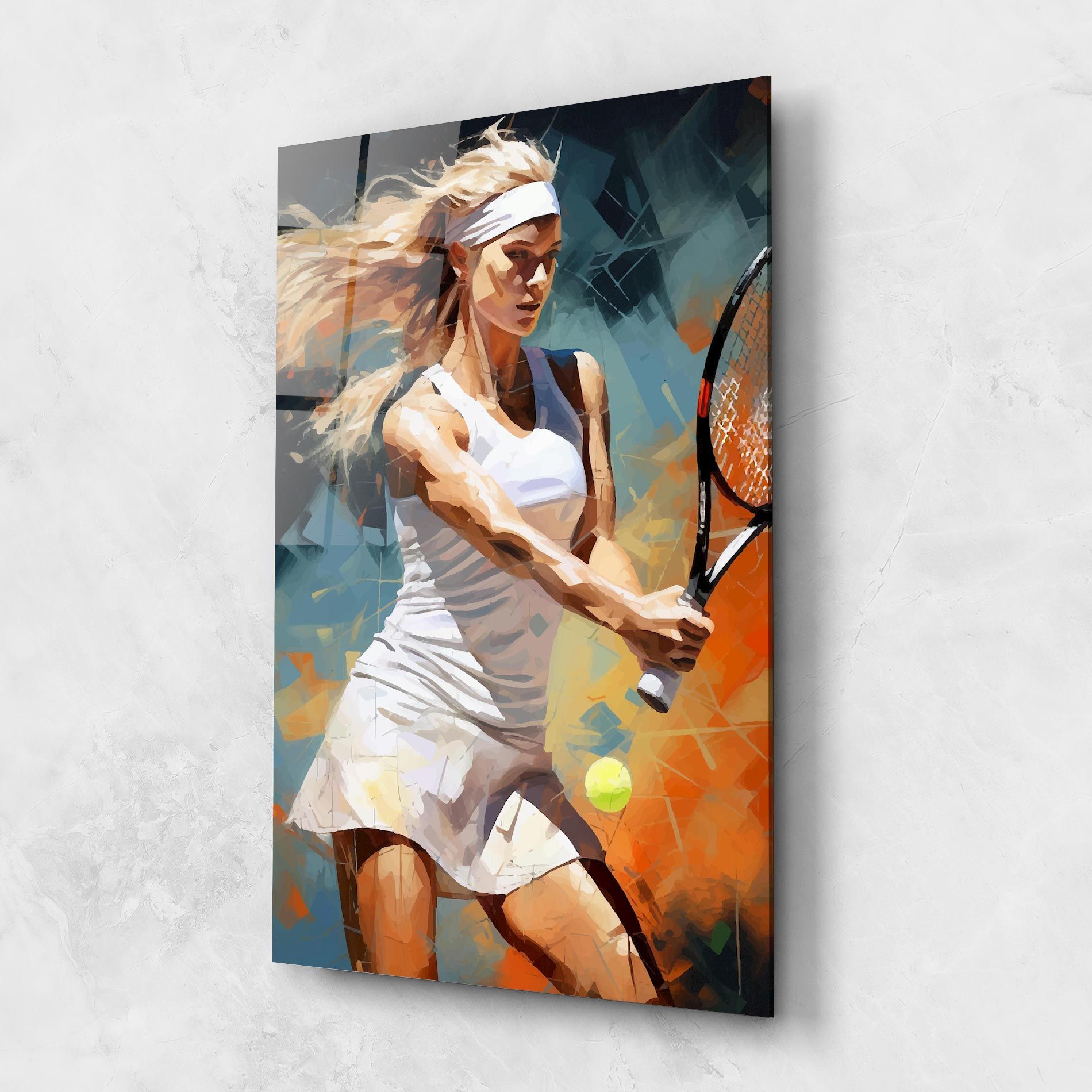 Blonde Tennis Girl mockup 1
