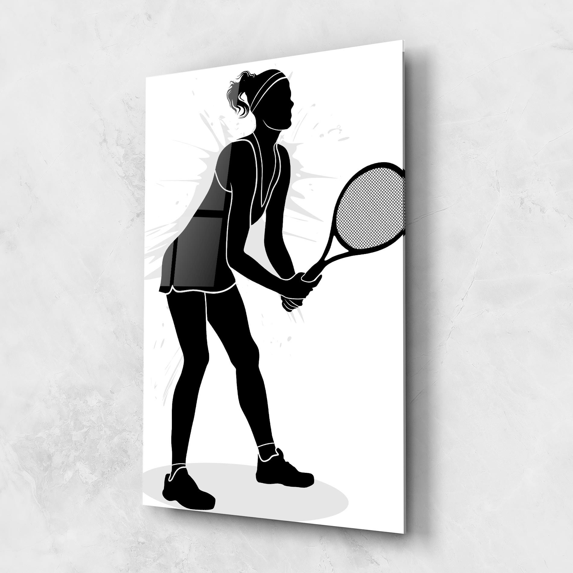 Female Tennis Player mockup 1