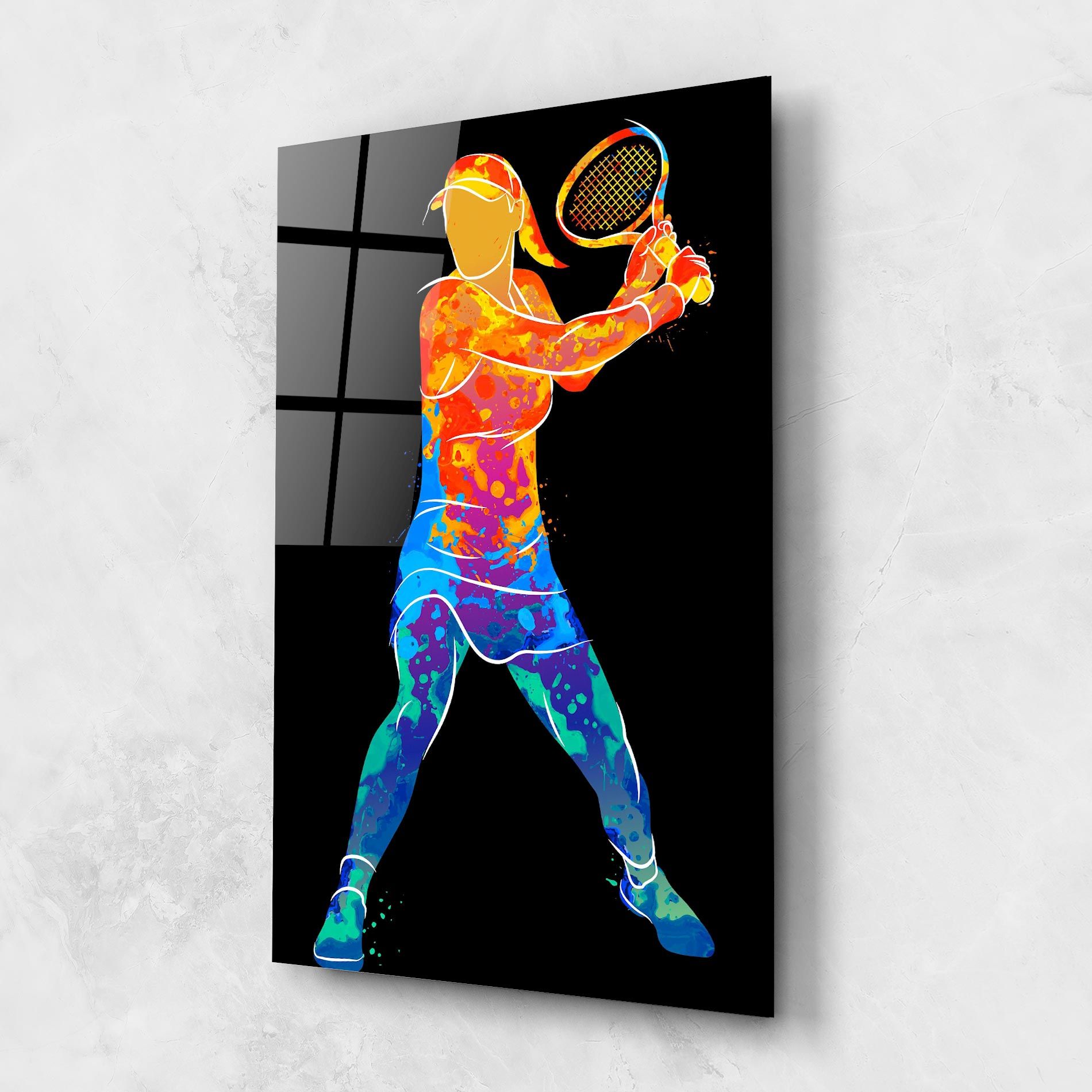 Green Orange Tennis mockup 1