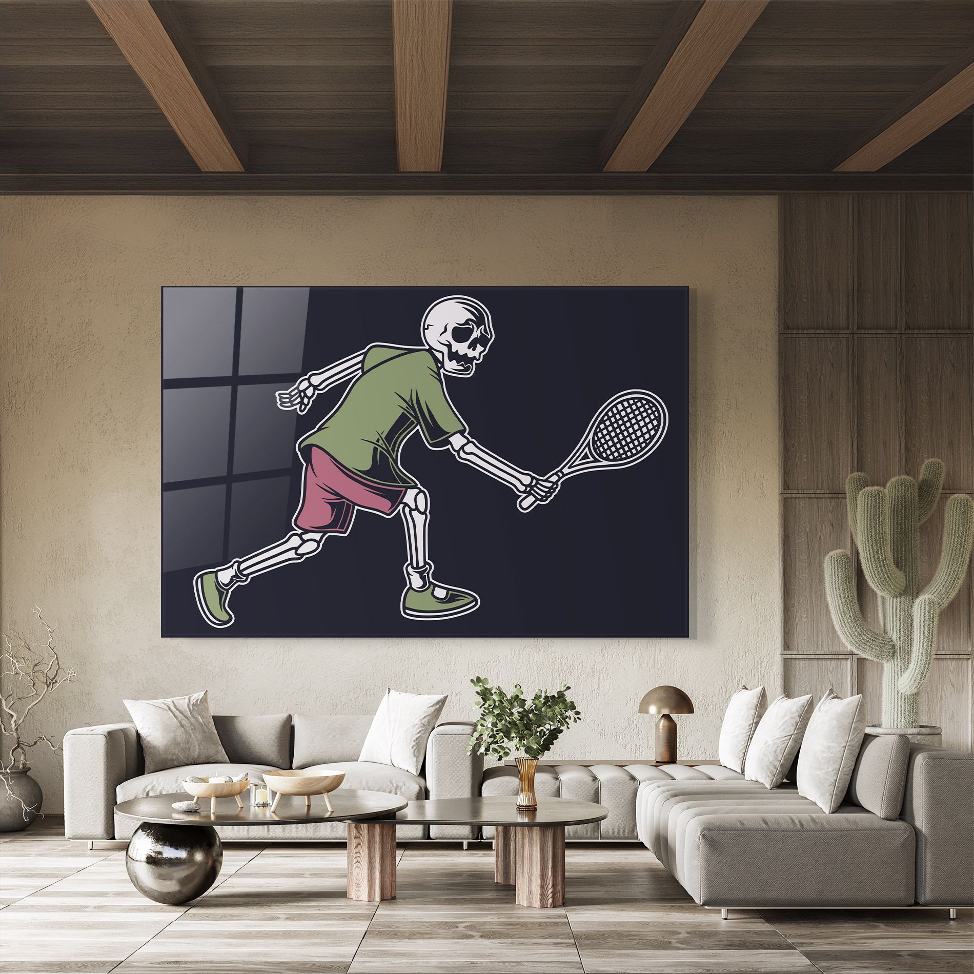 Skull Tennis mockup 8