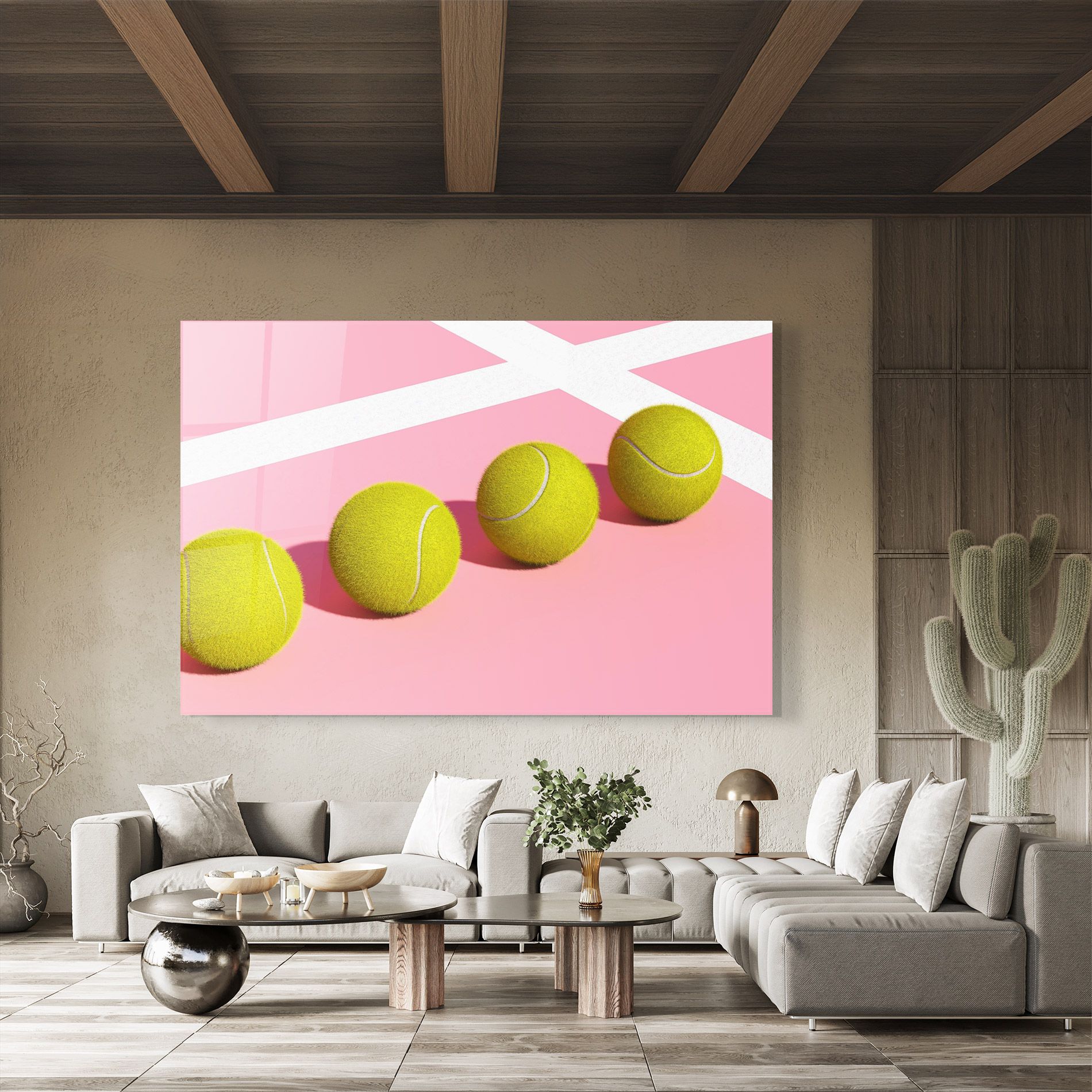 Tennis Balls On Pink mockup 8