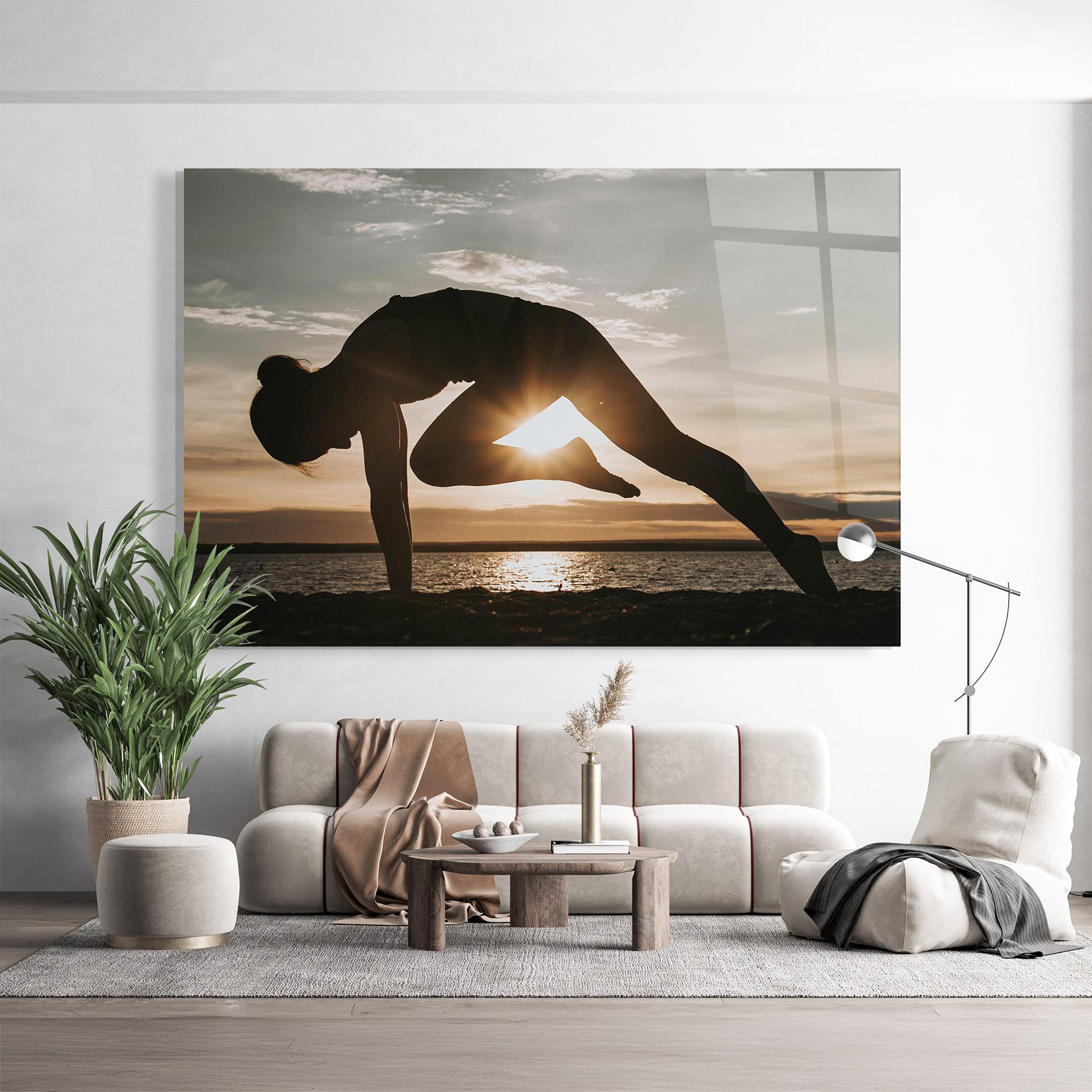 Стъклена картина Harmony Hush mockup 9